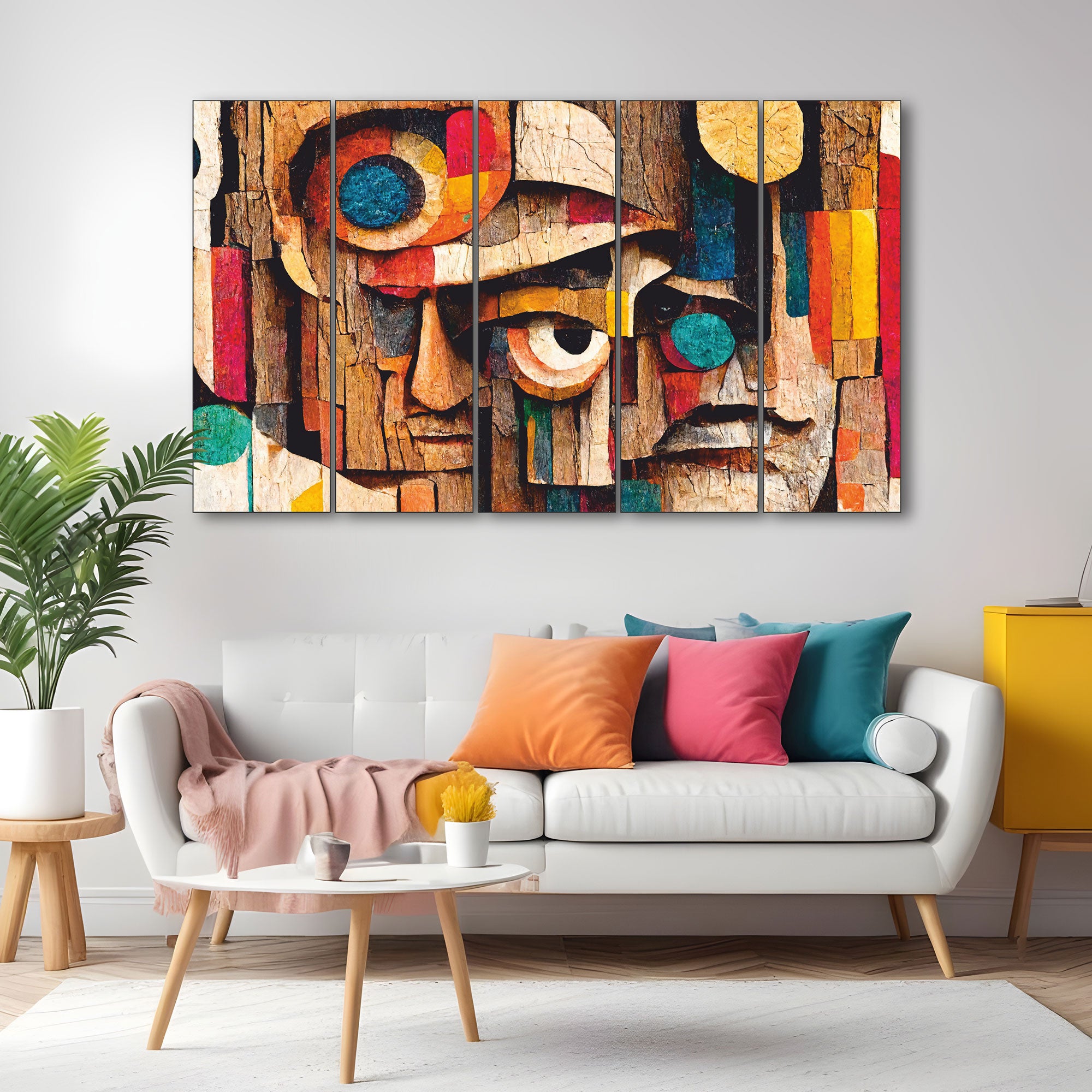 Abstract Painting with frame Big Size Wall Art for living room,Bedroom,Drawing room,Hotels