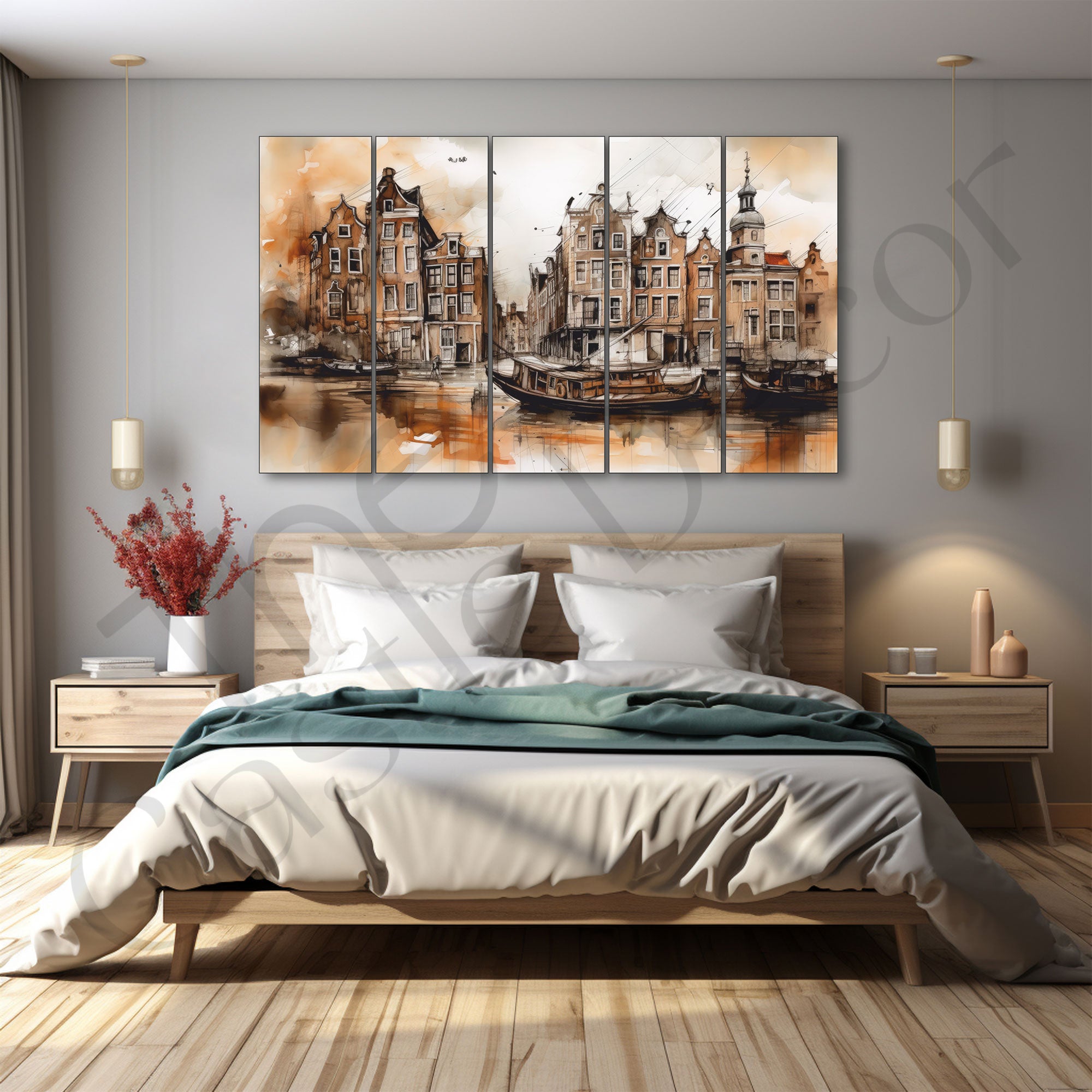 Vintage Painting with frame Big Size Wall Art for living room,Bedroom,Drawing room,Hotels