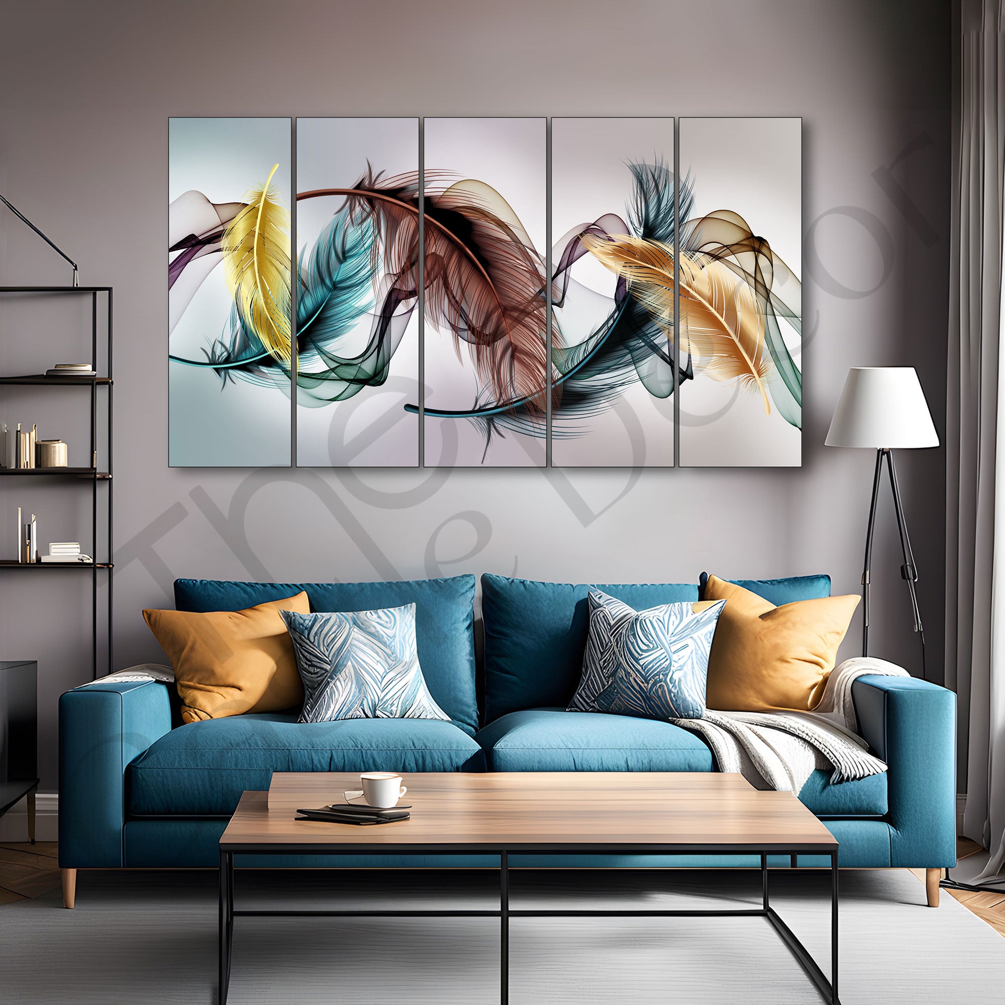 Abstract Painting with frame Big Size Wall Art for living room,Bedroom,Drawing room,Hotels