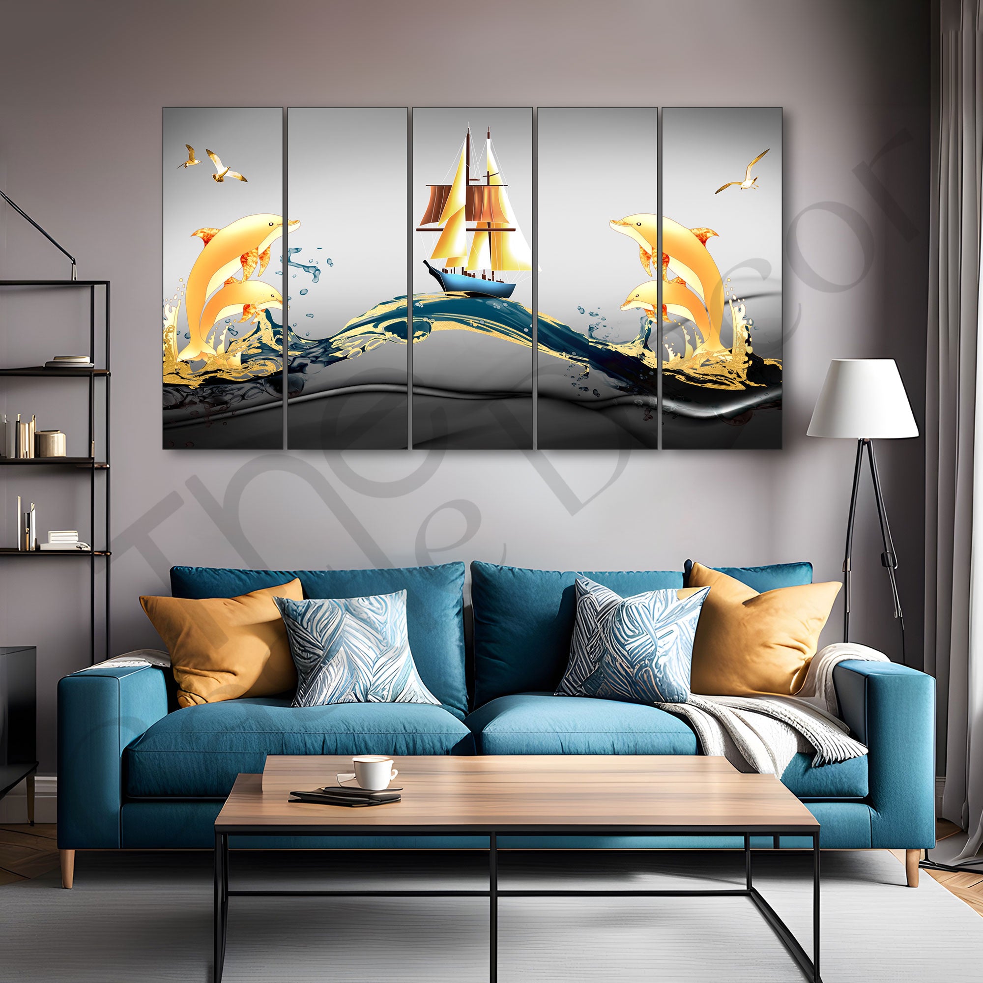Abstract Painting with frame Big Size Wall Art for living room,Bedroom,Drawing room,Hotels