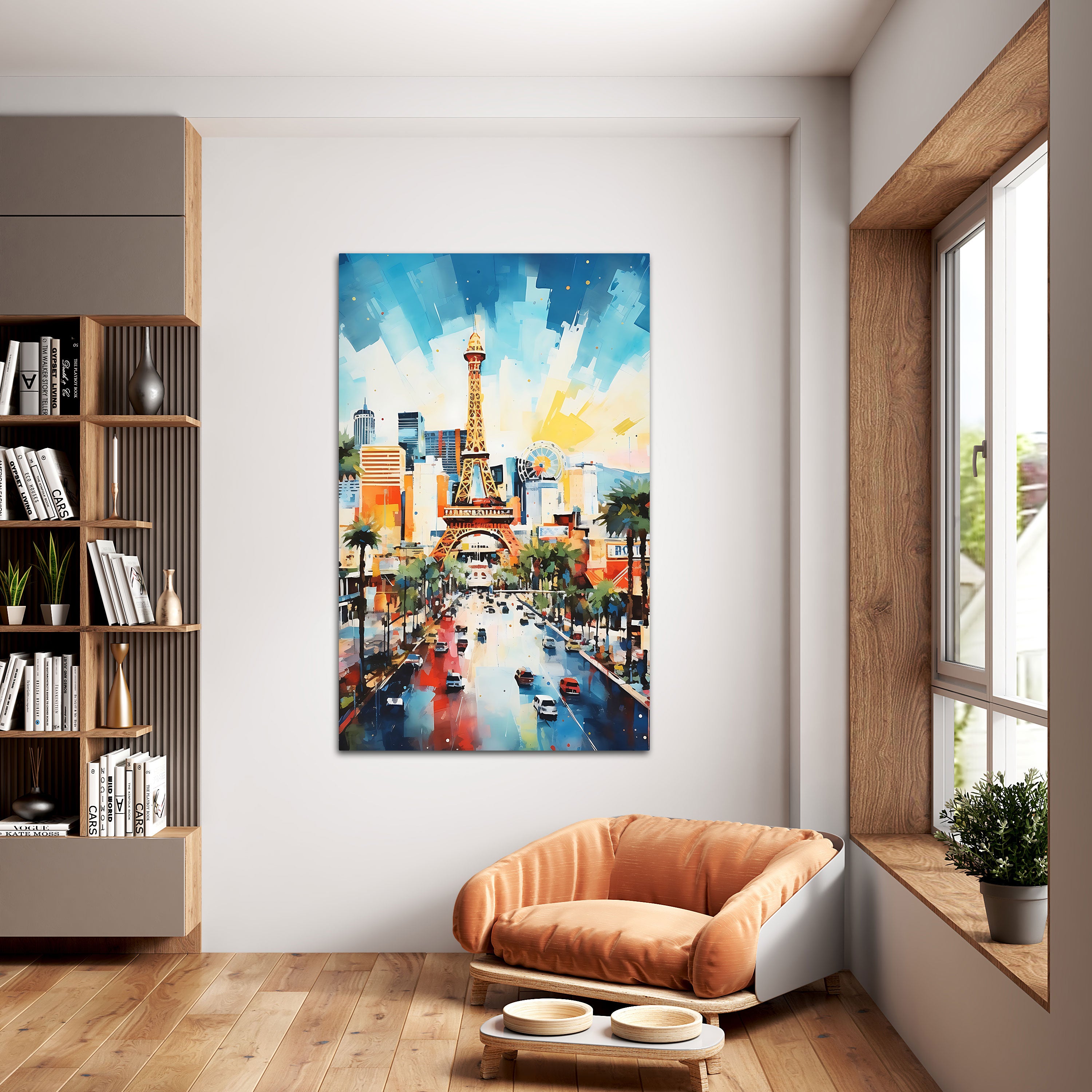 eiffel towerAbstract Canvas painting with frame Big Size Wall Art for living room,Bedroom,Drawing room,Hotels