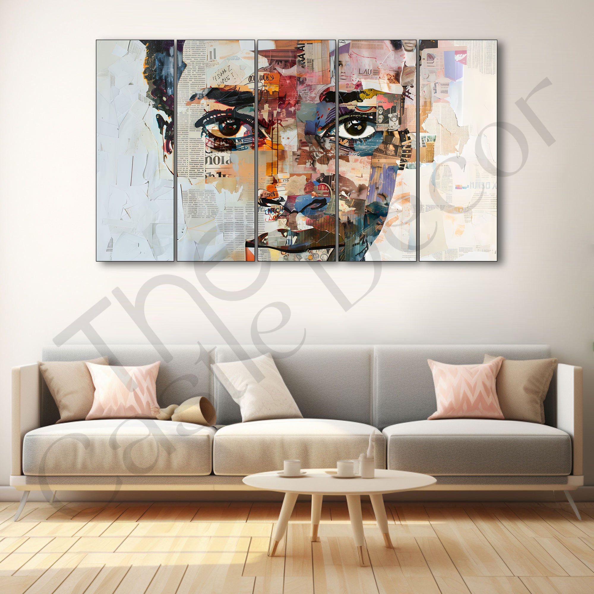 Woman Abstract Painting with frame Big Size Wall Art for living room,Bedroom,Drawing room,Hotels