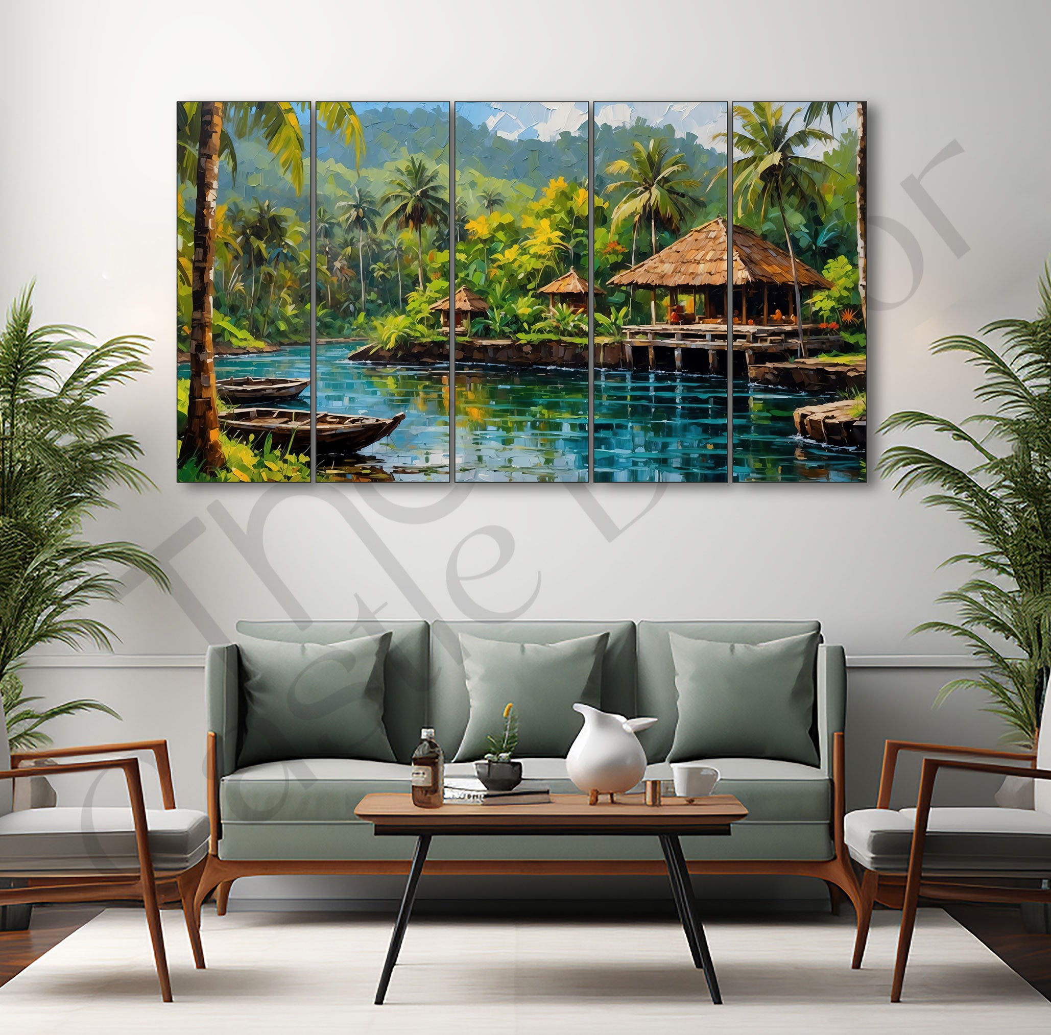 Nature Painting with frame Big Size Wall Art for living room,Bedroom,Drawing room,Hotels