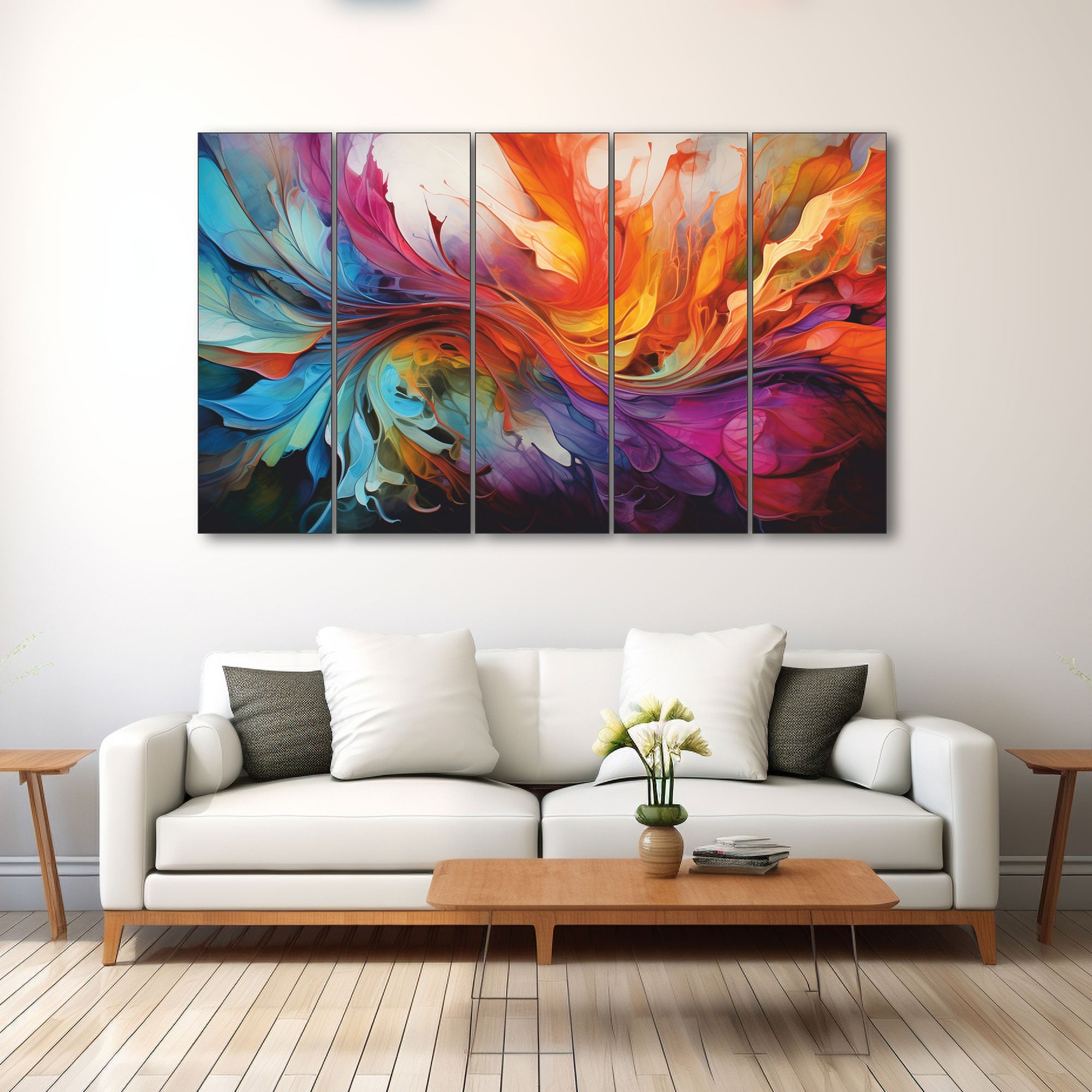 Abstract Painting with frame Big Size Wall Art for living room,Bedroom,Drawing room,Hotels