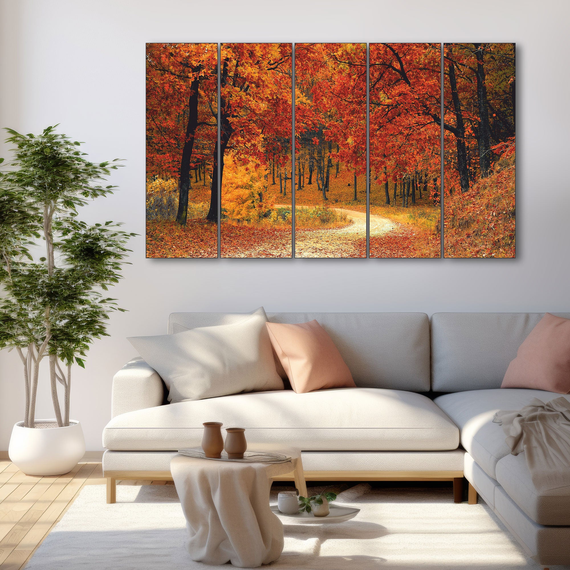 Trees Painting with frame Big Size Wall Art for living room,Bedroom,Drawing room,Hotels