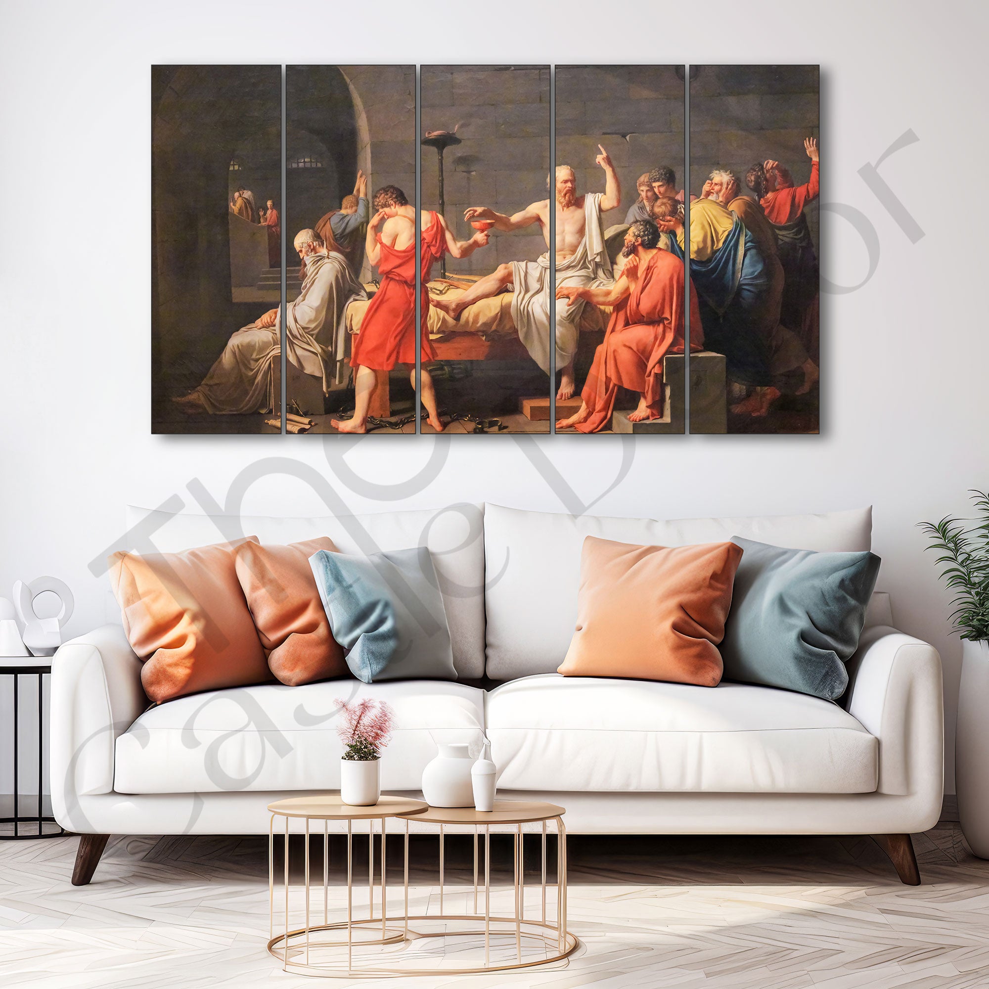 Greek Art Painting with frame Big Size Wall Art for living room,Bedroom,Drawing room,Hotels