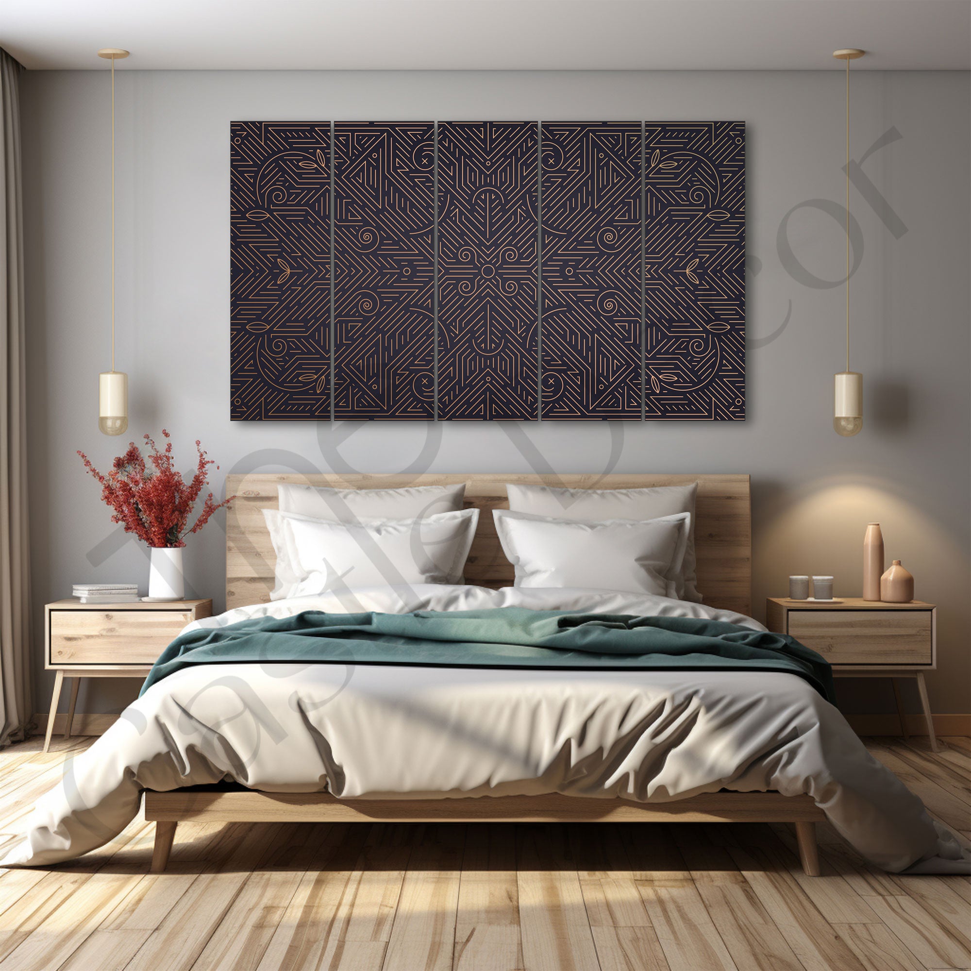 Abstract Art Painting with frame Big Size Wall Art for living room,Bedroom,Drawing room,Hotels