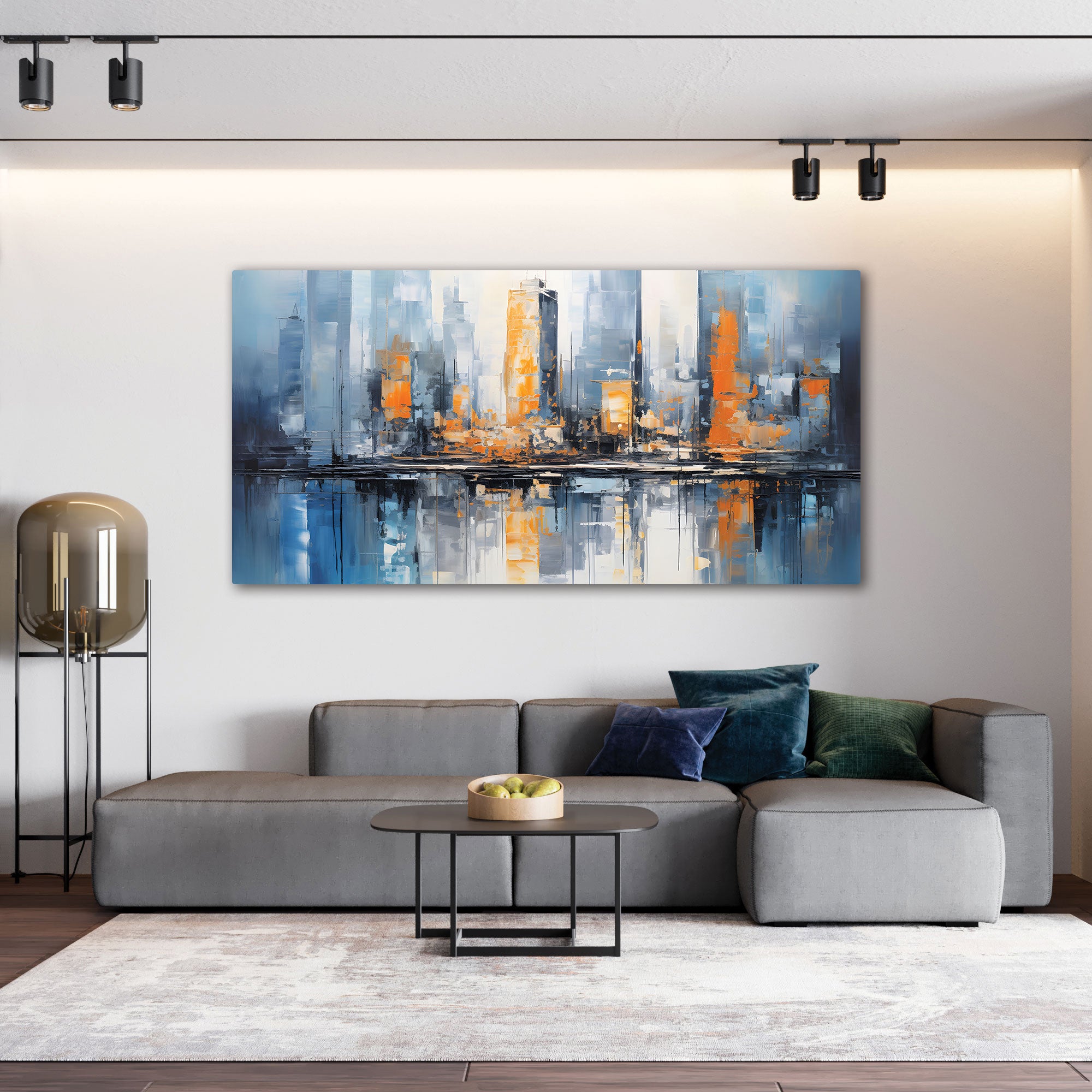 ModernAbstract Canvas painting with frame Big Size Wall Art for living room,Bedroom,Drawing room,Hotels
