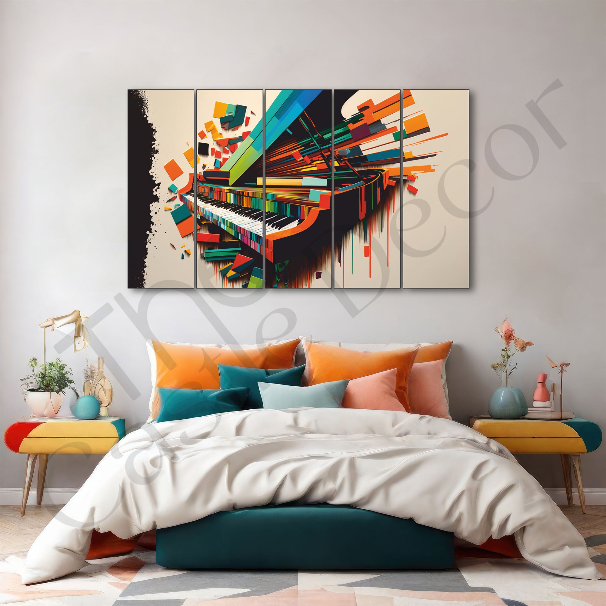 Music Painting with frame Big Size Wall Art for living room,Bedroom,Drawing room,Hotels