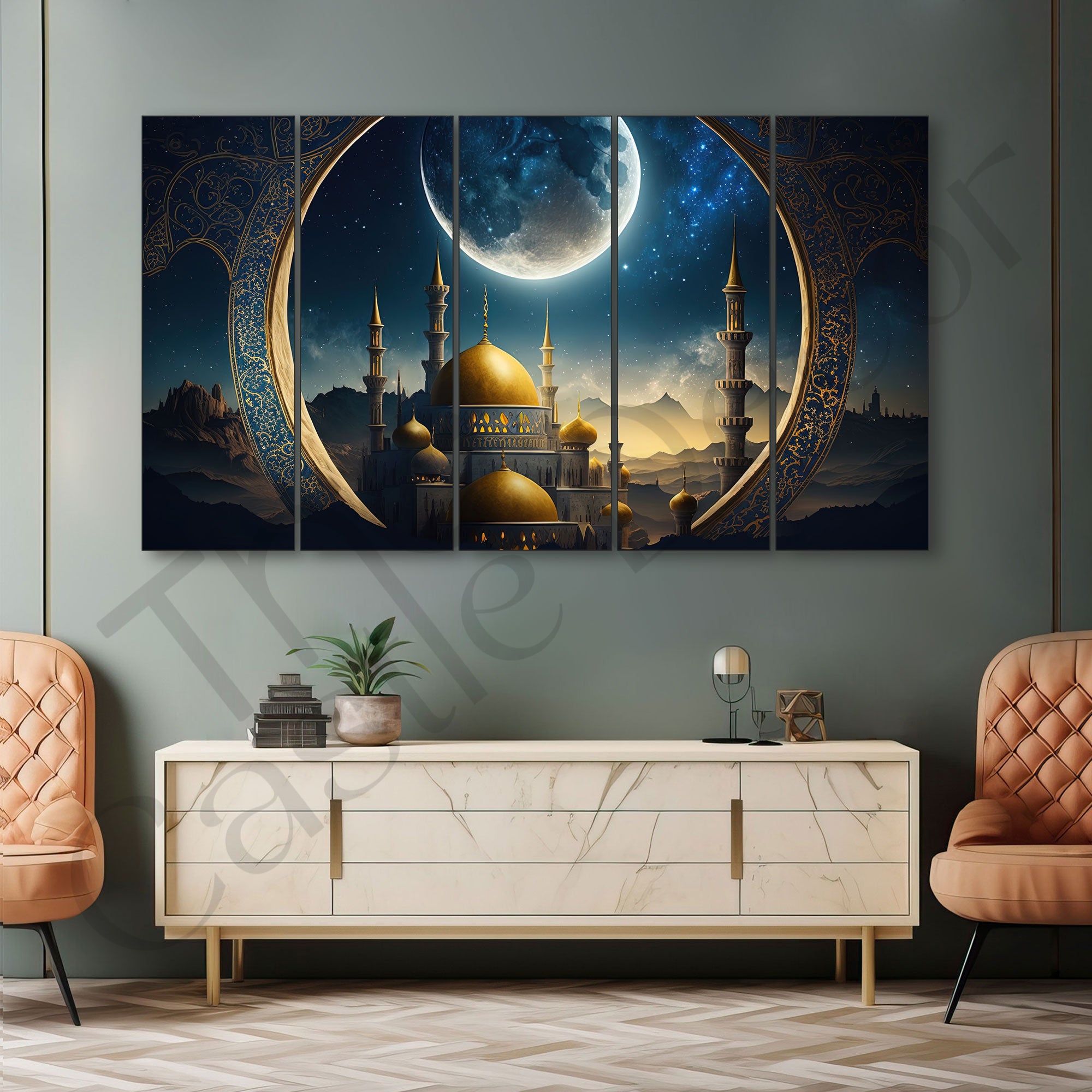 Islamic Painting with frame Big Size Wall Art for living room,Bedroom,Drawing room,Hotels