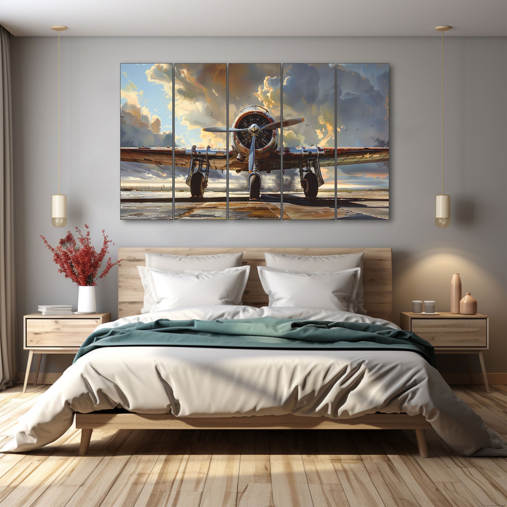 Aviation Painting with frame Big Size Wall Art for living room,Bedroom,Drawing room,Hotels