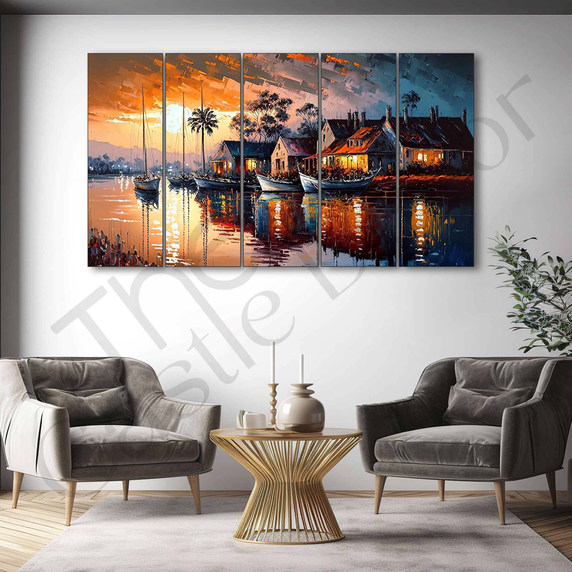 Abstract Painting with frame Big Size Wall Art for living room,Bedroom,Drawing room,Hotels