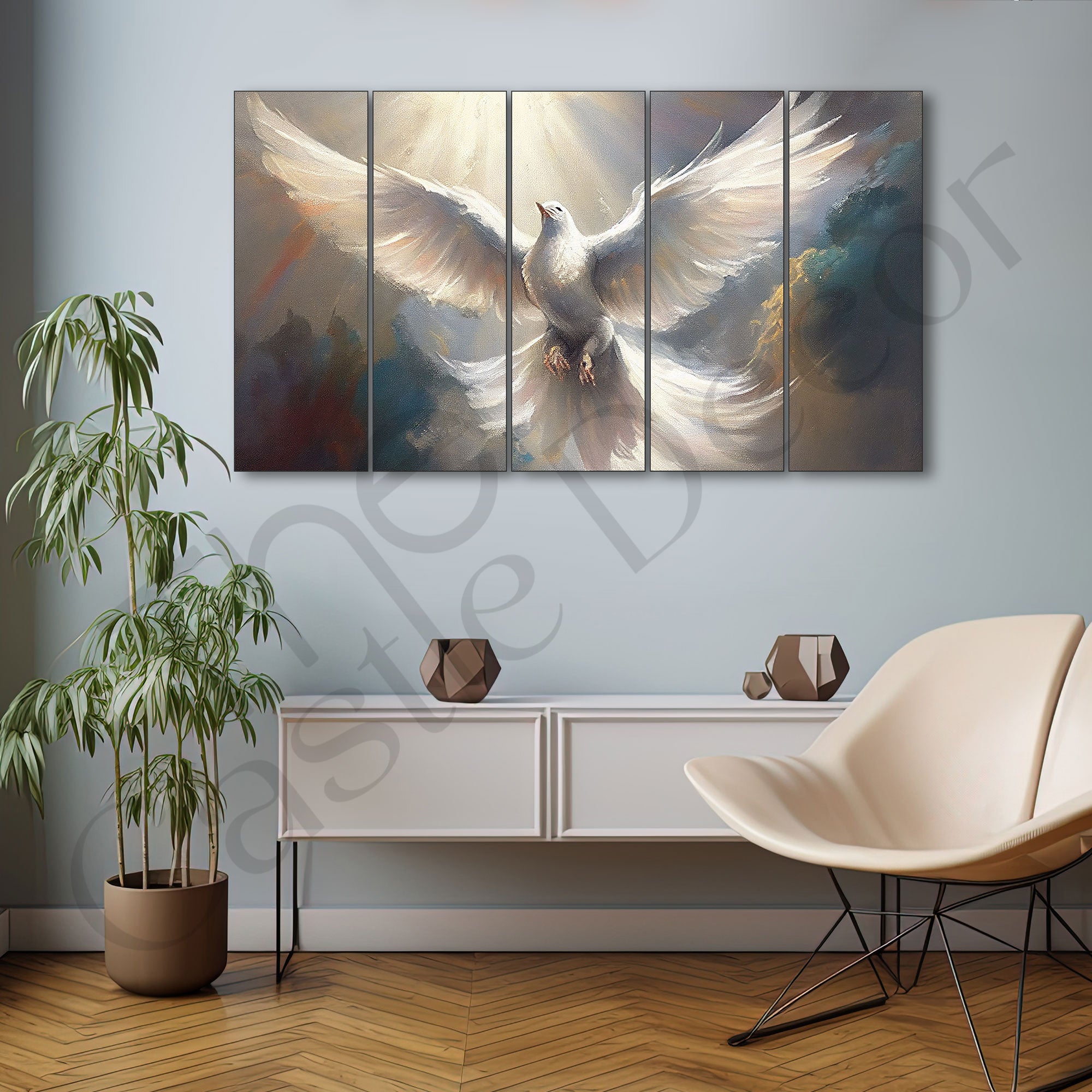 Birds Painting with frame Big Size Wall Art for living room,Bedroom,Drawing room,Hotels