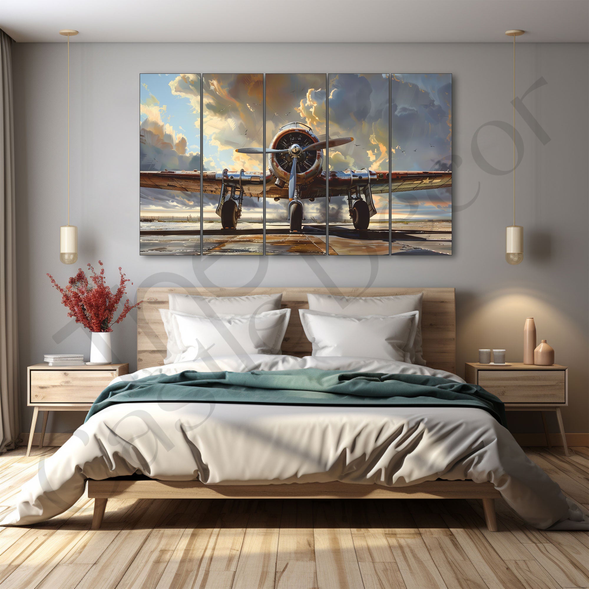 Aviation Painting with frame Big Size Wall Art for living room,Bedroom,Drawing room,Hotels