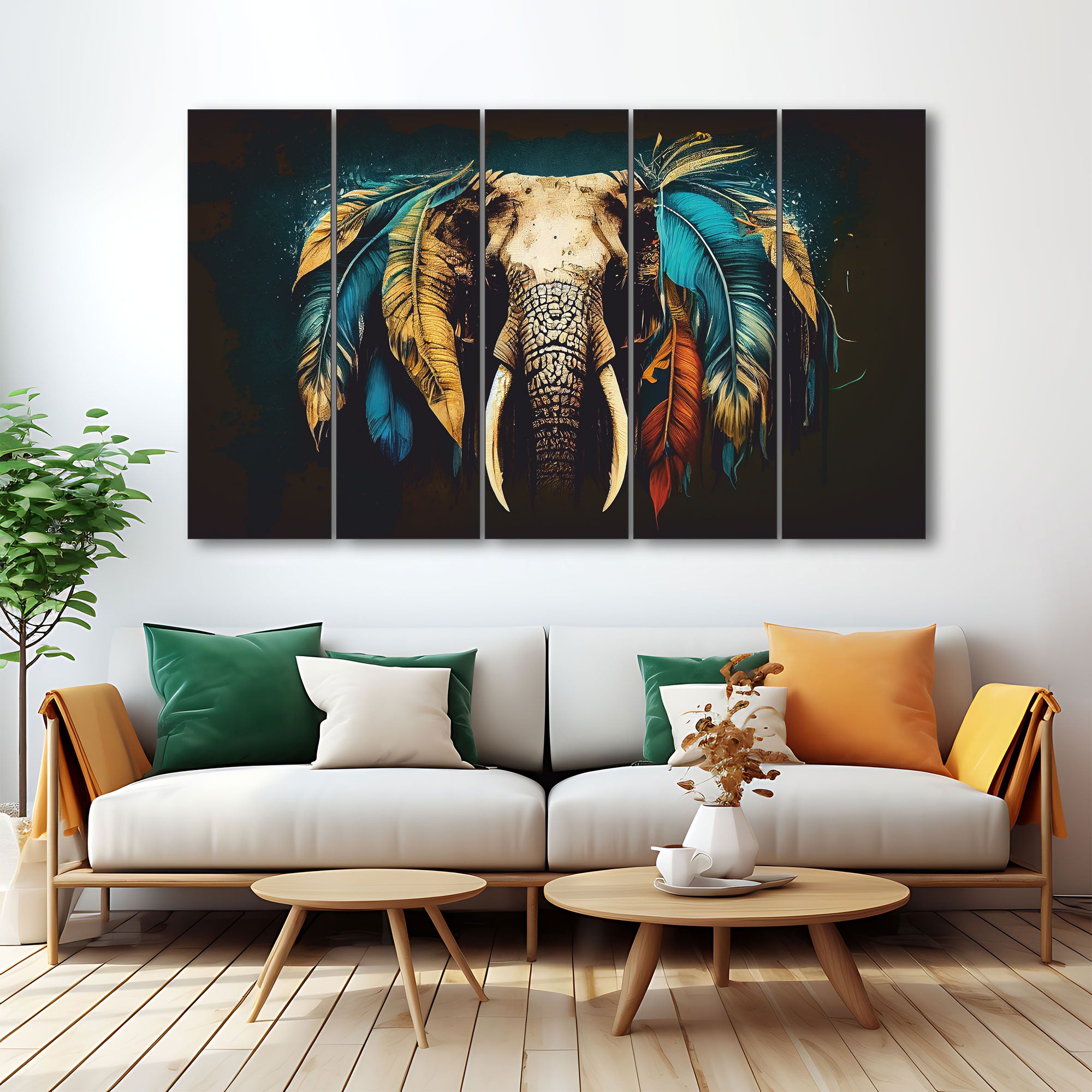 Animals Painting with frame Big Size Wall Art for living room,Bedroom,Drawing room,Hotels