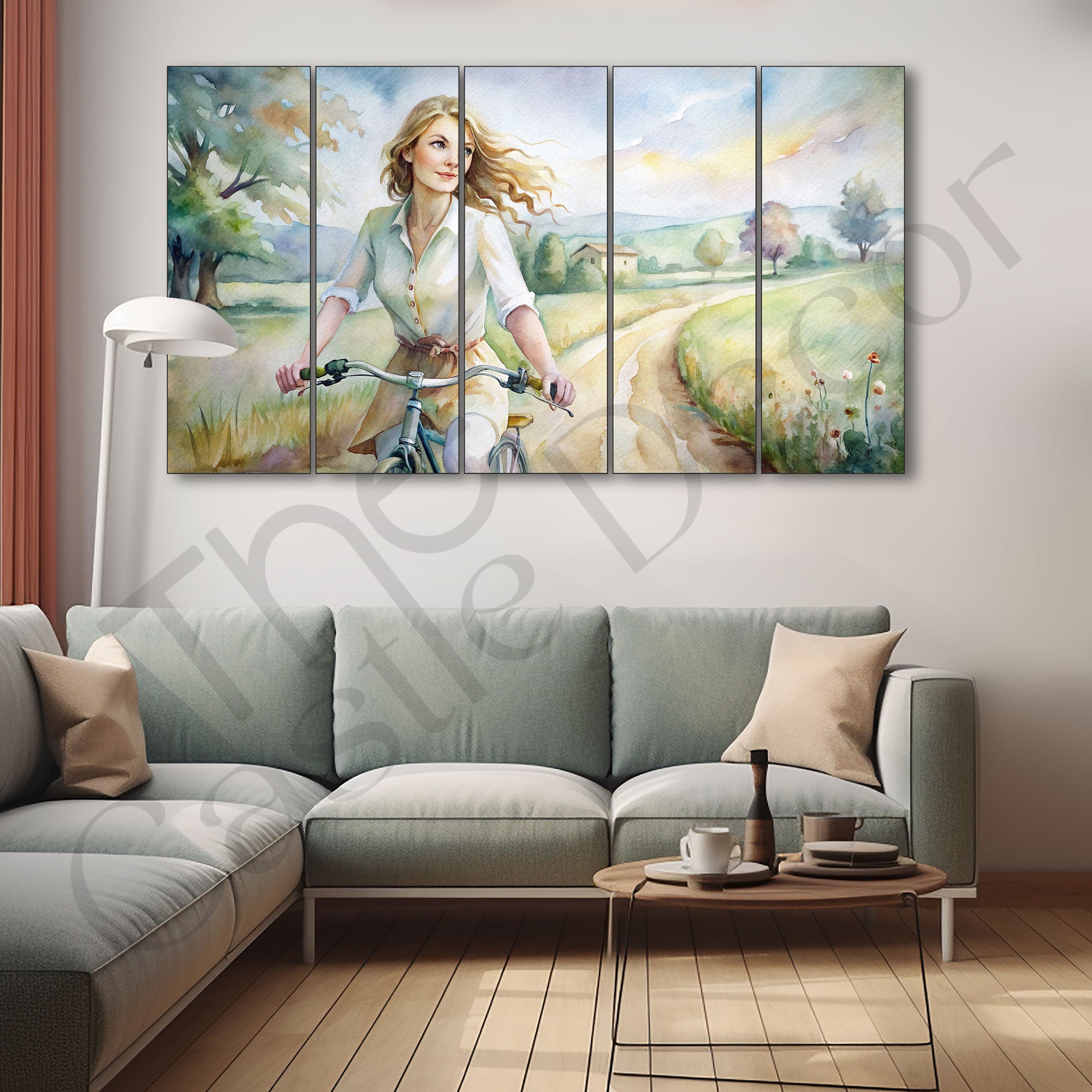 Woman Abstract Painting with frame Big Size Wall Art for living room,Bedroom,Drawing room,Hotels