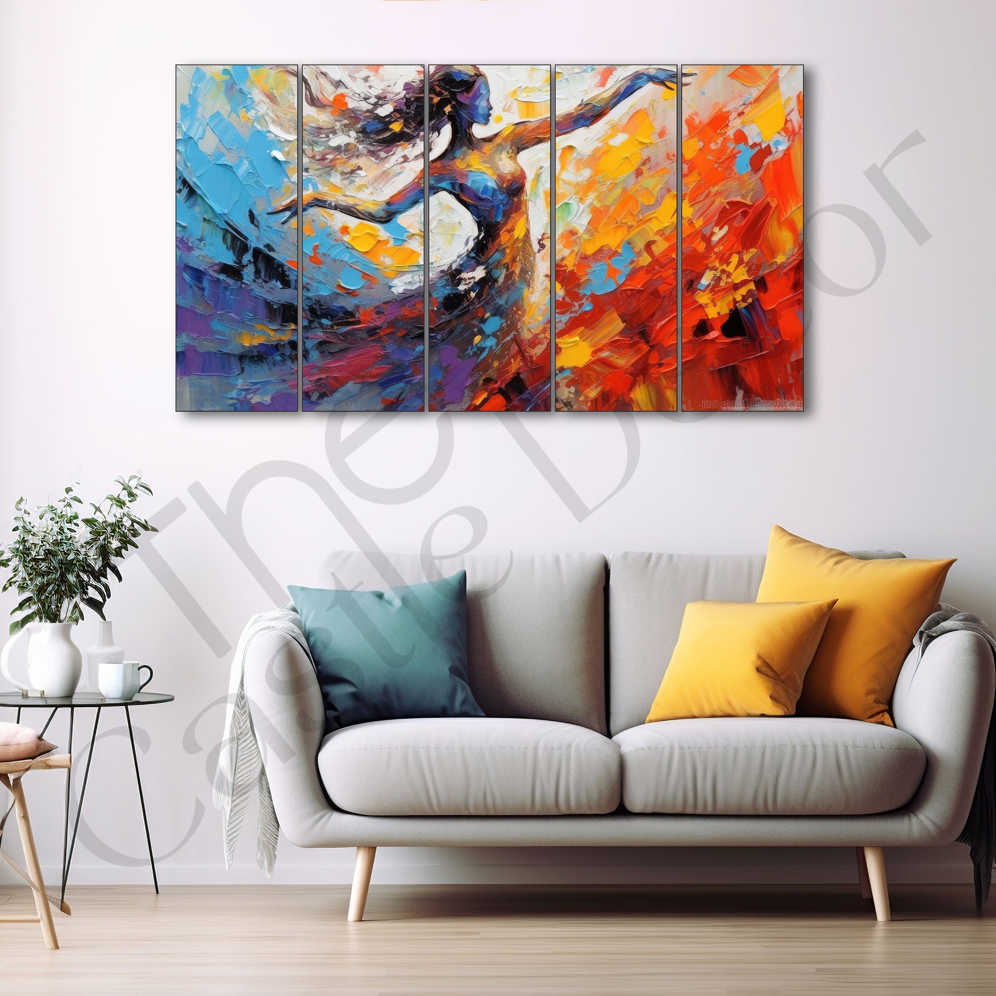 Dance Painting with frame Big Size Wall Art for living room,Bedroom,Drawing room,Hotels