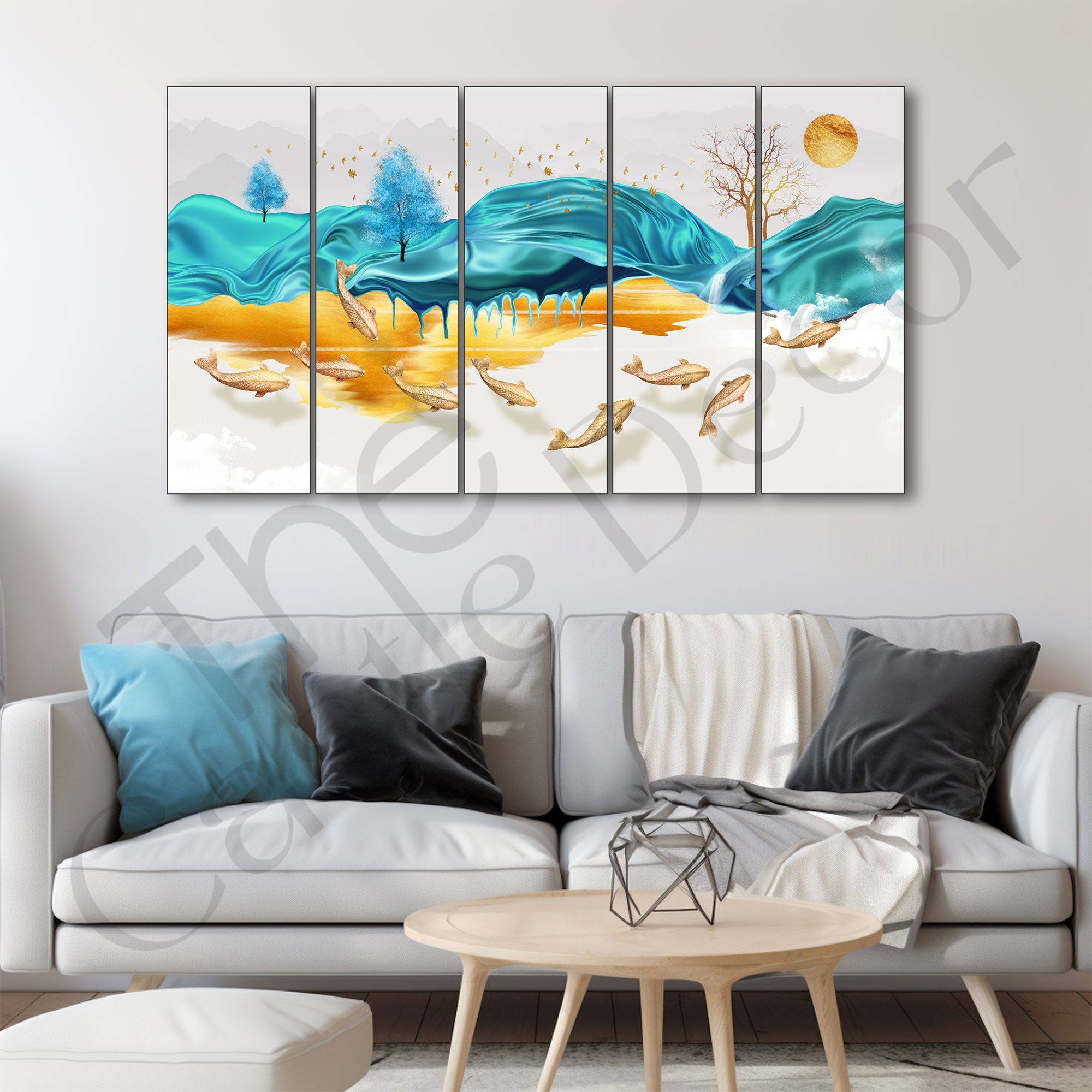 Nature Painting with frame Big Size Wall Art for living room,Bedroom,Drawing room,Hotels