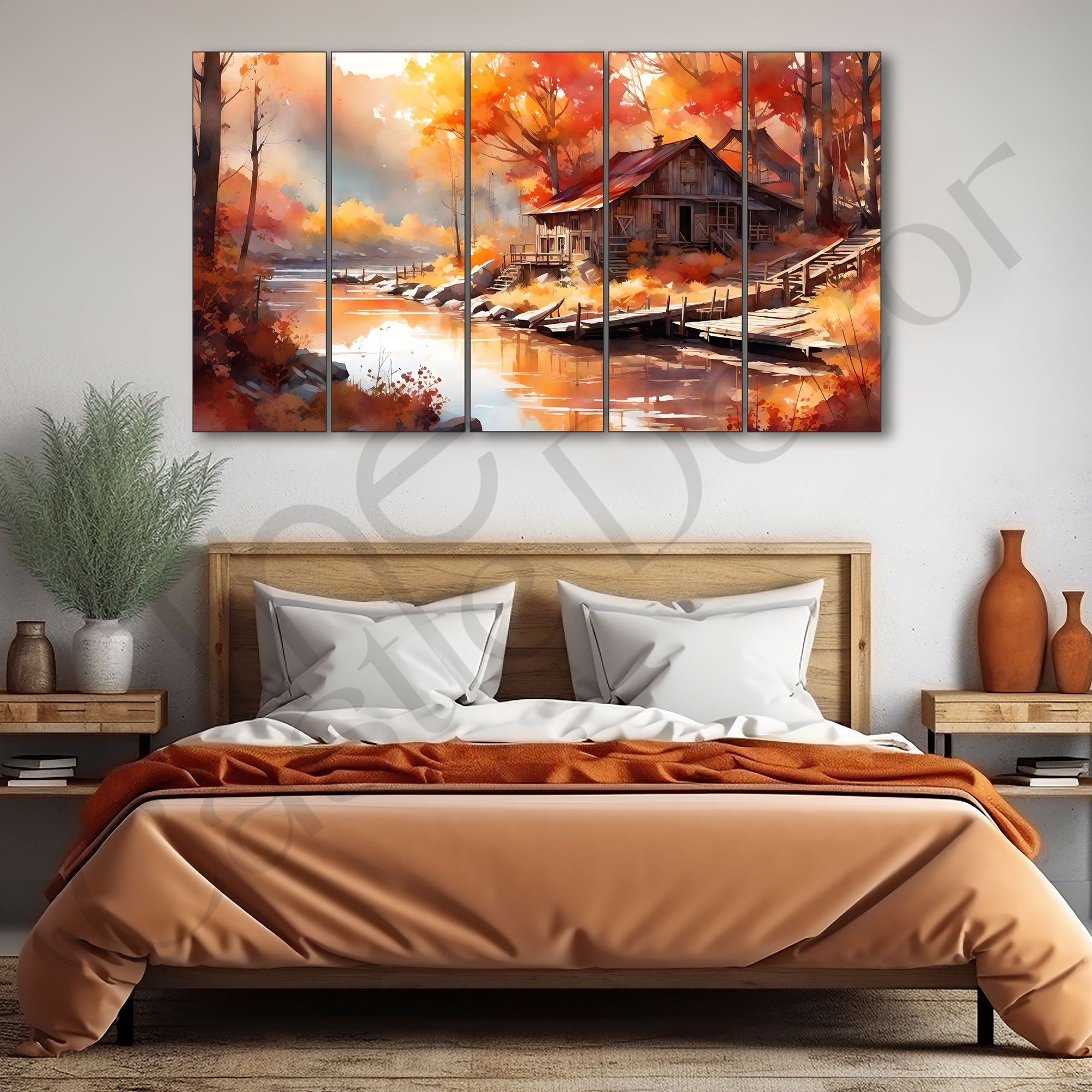 Nature Painting with frame Big Size Wall Art for living room,Bedroom,Drawing room,Hotels