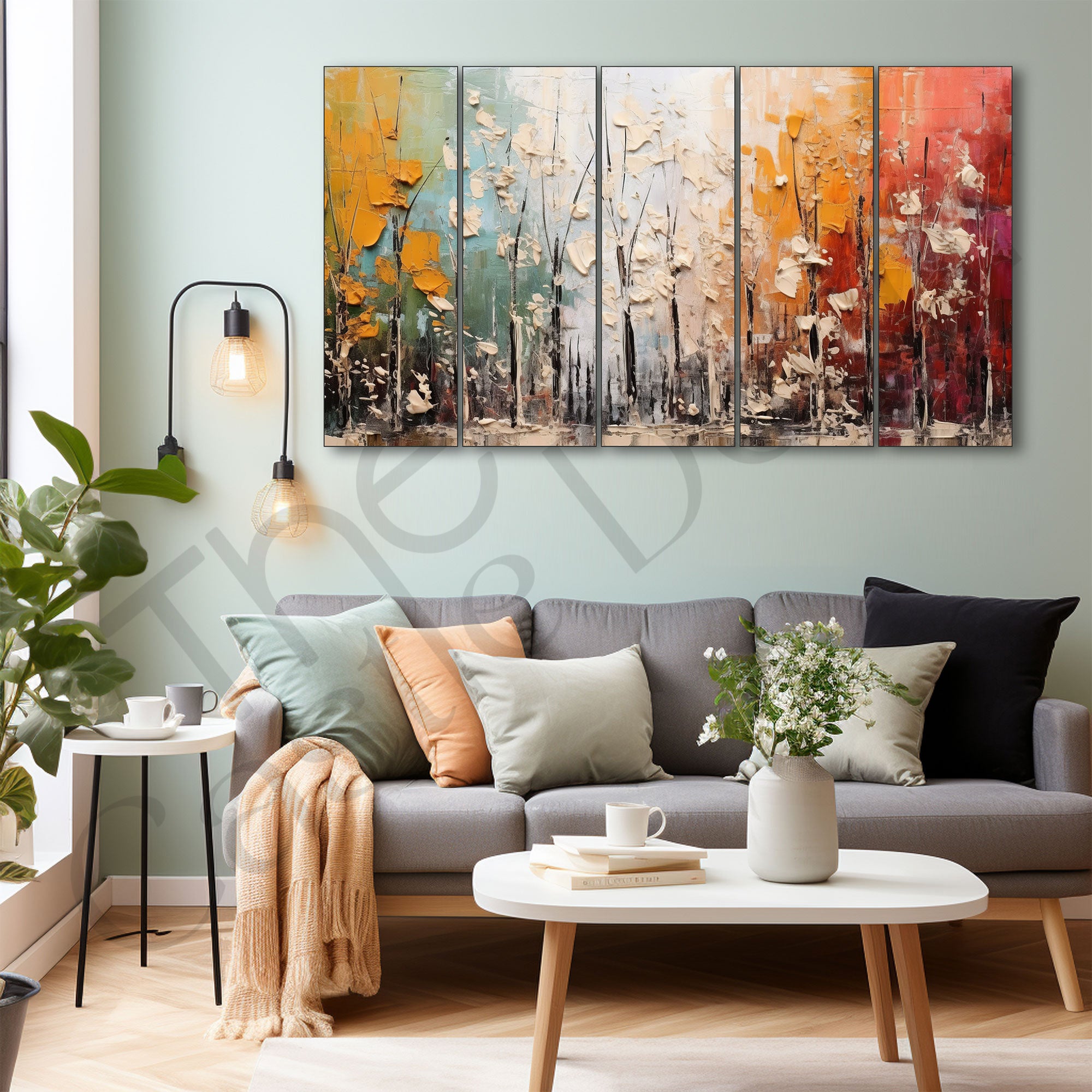 Abstract Painting with frame Big Size Wall Art for living room,Bedroom,Drawing room,Hotels