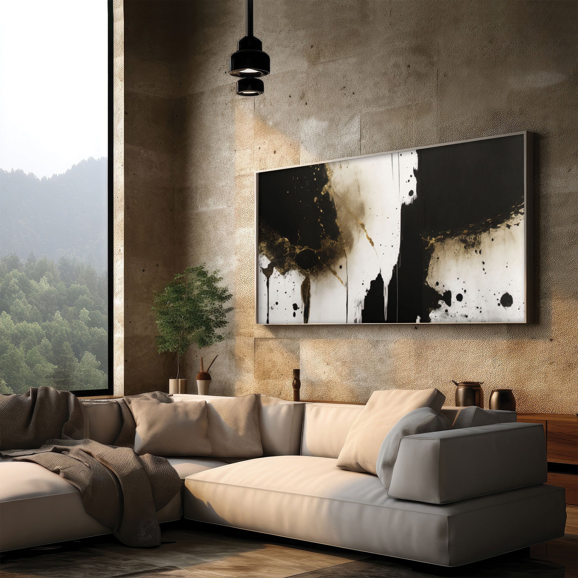 MarbleAbstract Canvas painting with frame Big Size Wall Art for living room,Bedroom,Drawing room,Hotels