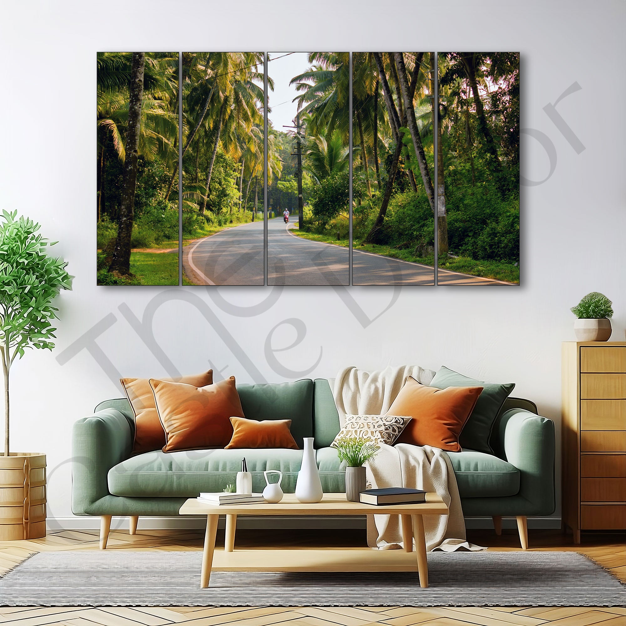 Kerala Painting with frame Big Size Wall Art for living room,Bedroom,Drawing room,Hotels