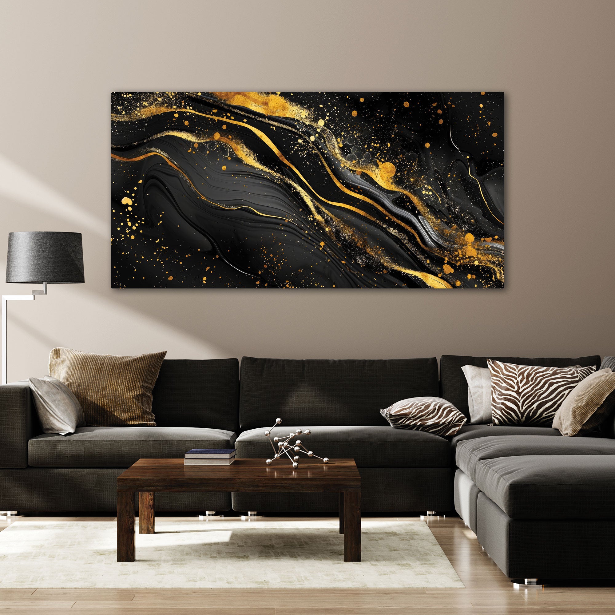 MarbleAbstract Canvas painting with frame Big Size Wall Art for living room,Bedroom,Drawing room,Hotels
