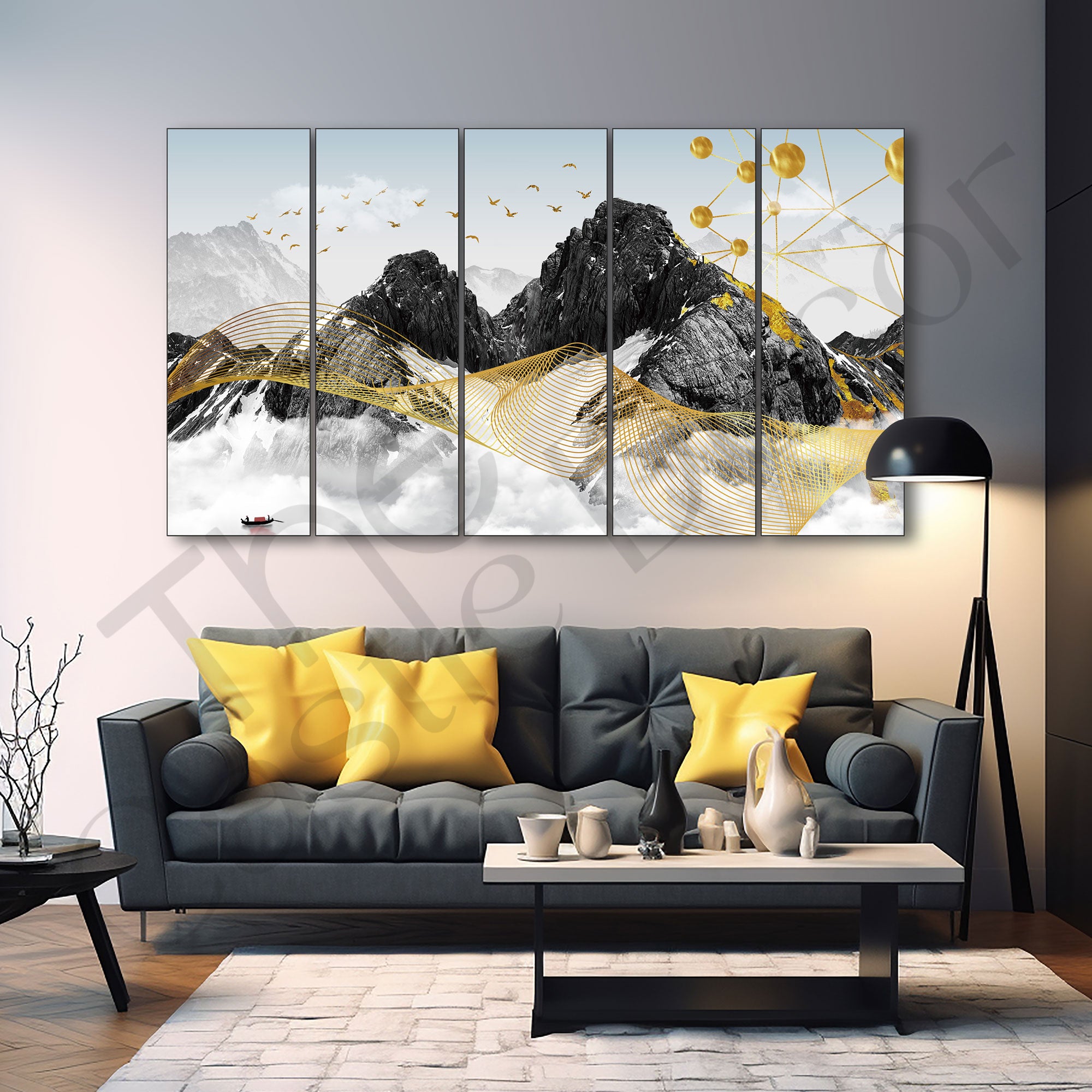 Nature Painting with frame Big Size Wall Art for living room,Bedroom,Drawing room,Hotels