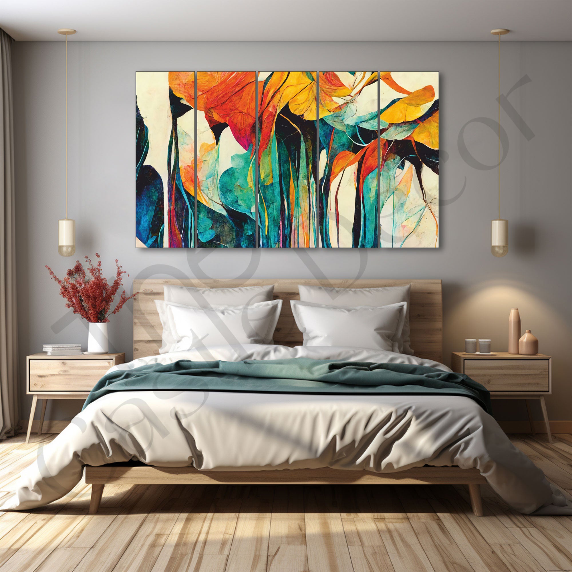 Abstract Art Painting with frame Big Size Wall Art for living room,Bedroom,Drawing room,Hotels
