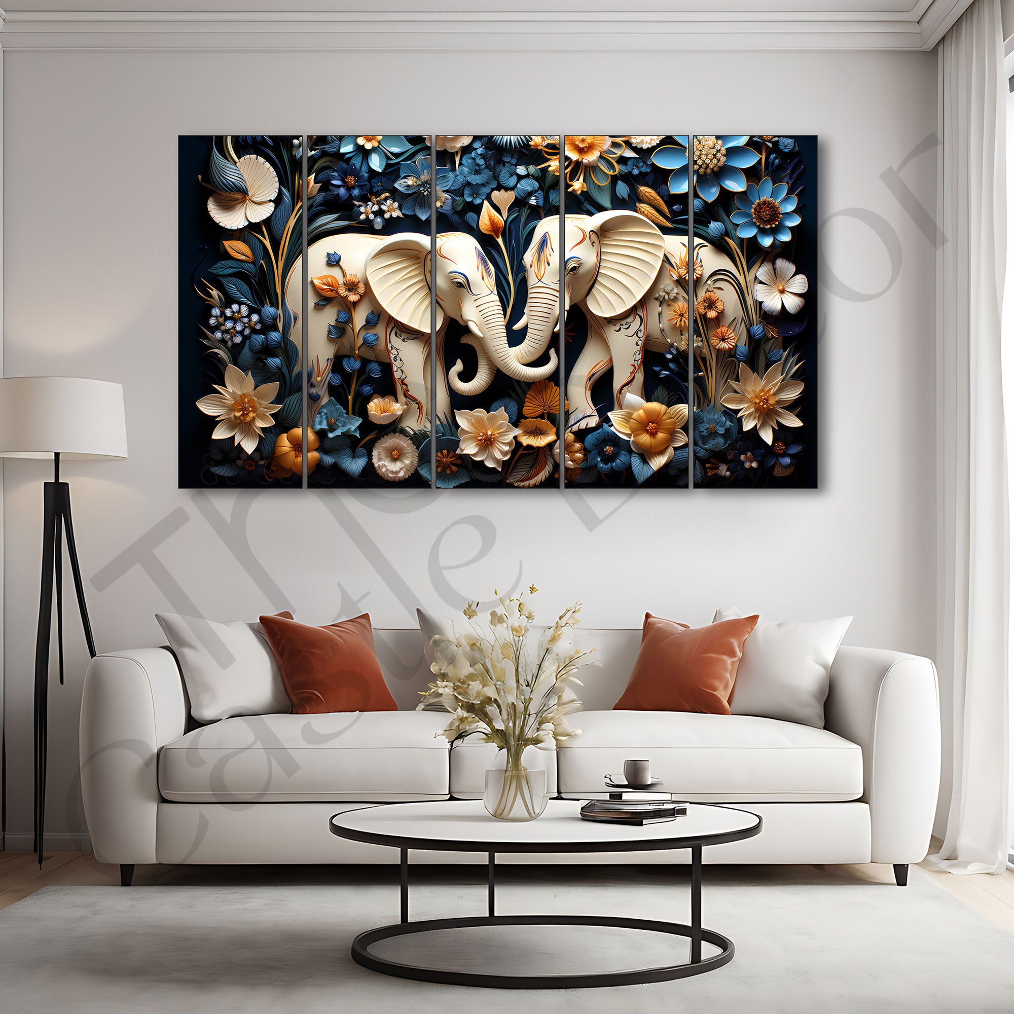Animal Painting with frame Big Size Wall Art for living room,Bedroom,Drawing room,Hotels