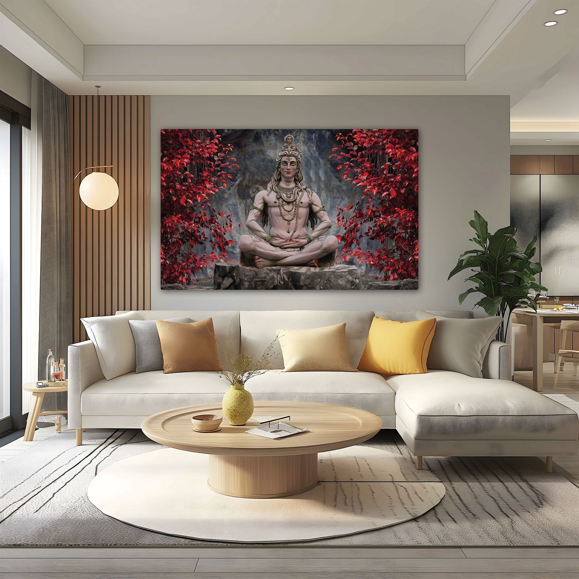 Vintage compass Canvas painting with frame Big Size Wall Art for living room,Bedroom,Drawing room,Hotels
