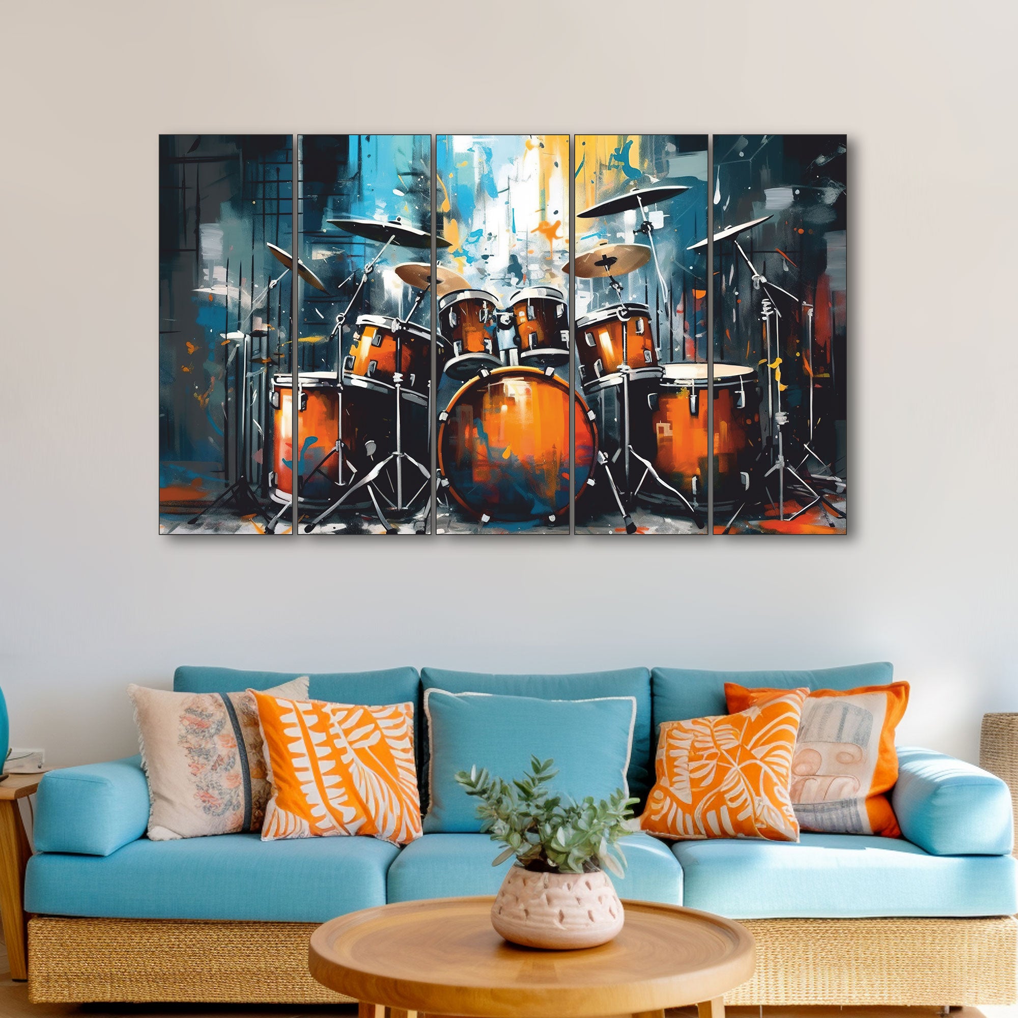 Music Painting with frame Big Size Wall Art for living room,Bedroom,Drawing room,Hotels