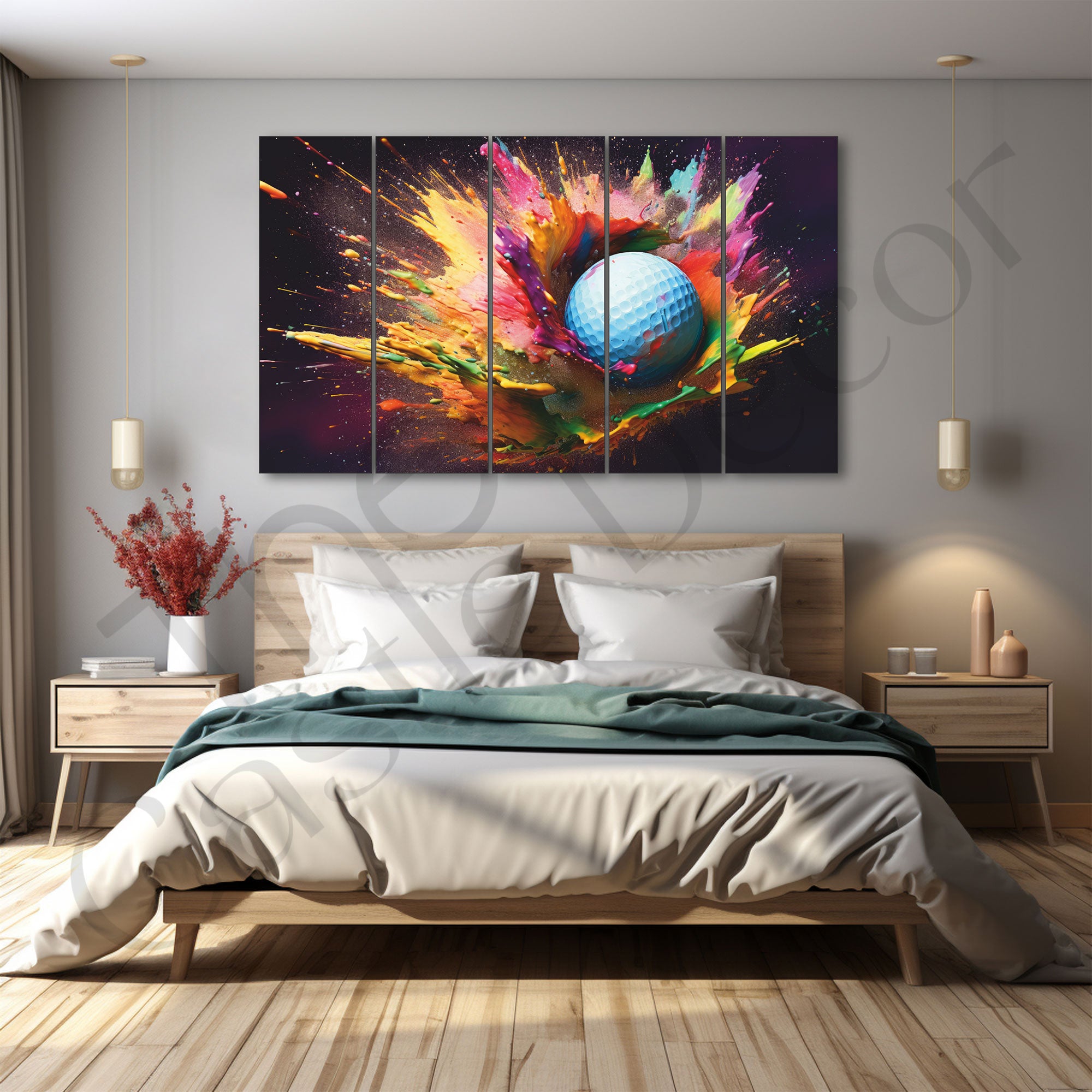 Sports Painting with frame Big Size Wall Art for living room,Bedroom,Drawing room,Hotels