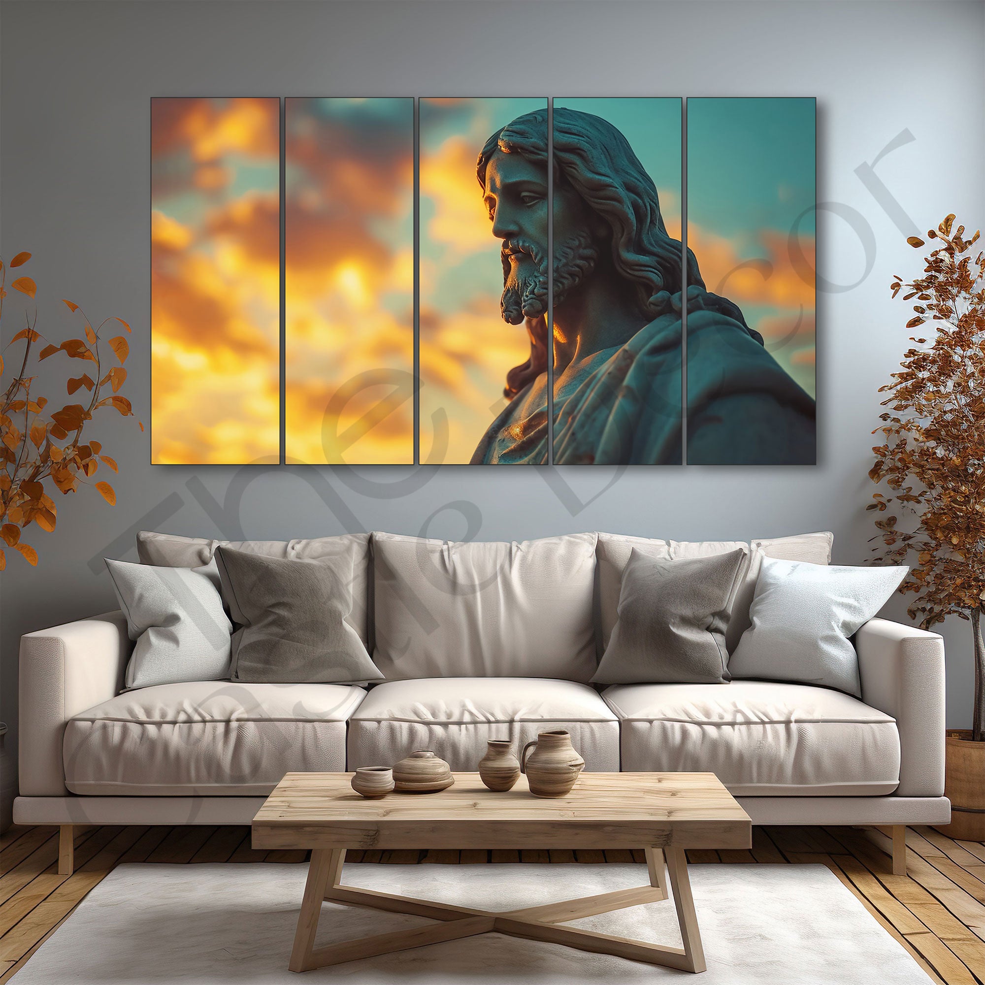 Jesus Painting with frame Big Size Wall Art for living room,Bedroom,Drawing room,Hotels