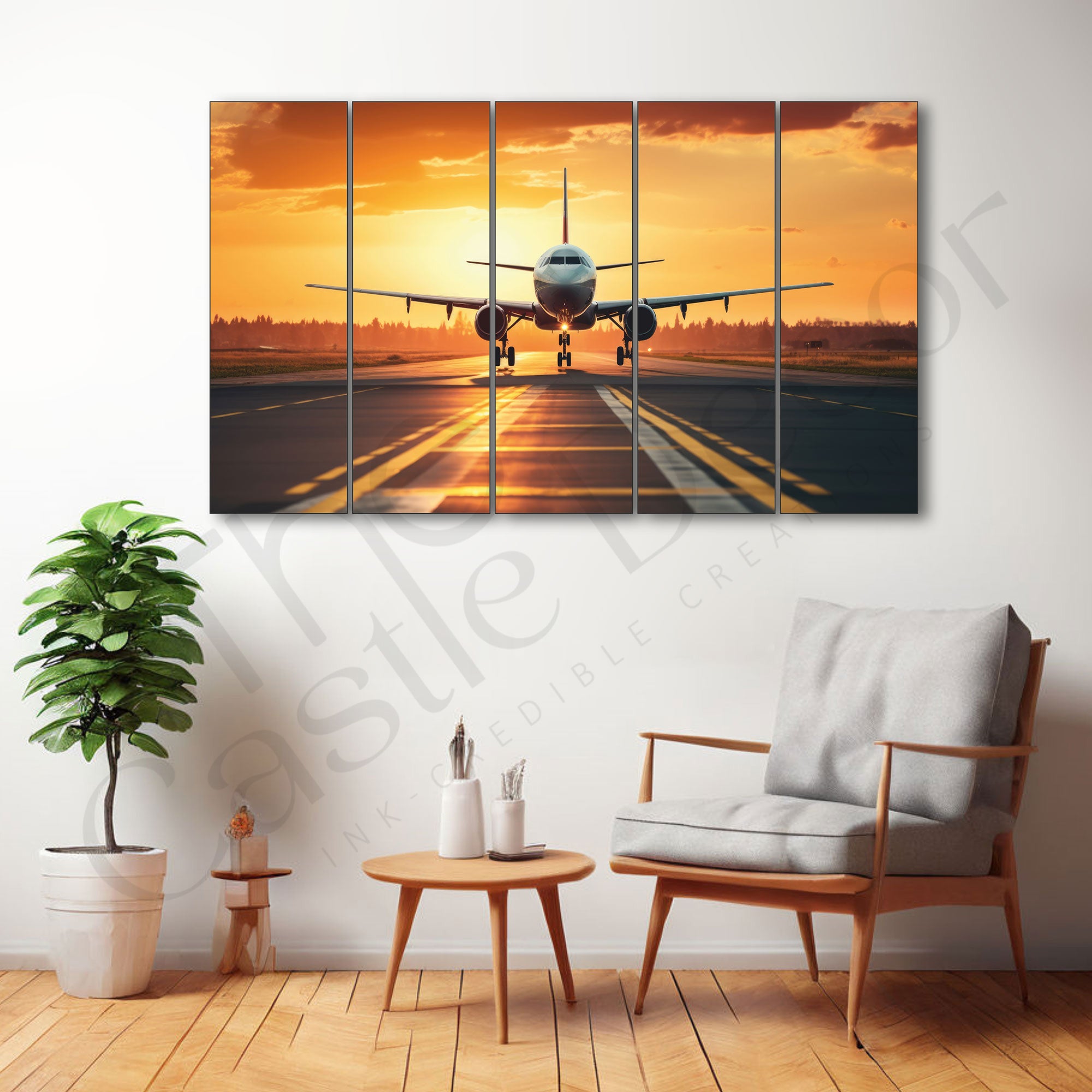 Aviation Painting with frame Big Size Wall Art for living room,Bedroom,Drawing room,Hotels