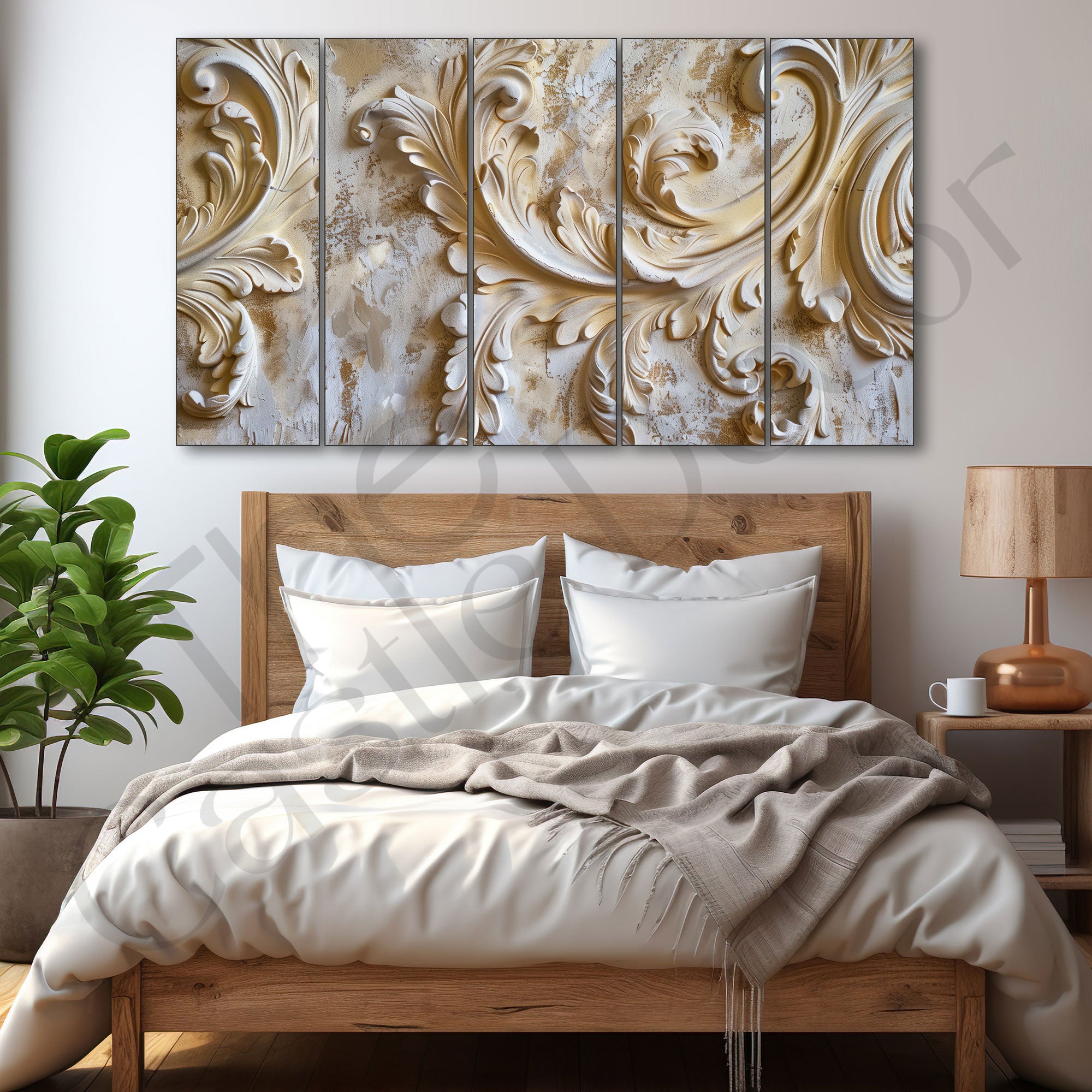 Abstract Painting with frame Big Size Wall Art for living room,Bedroom,Drawing room,Hotels