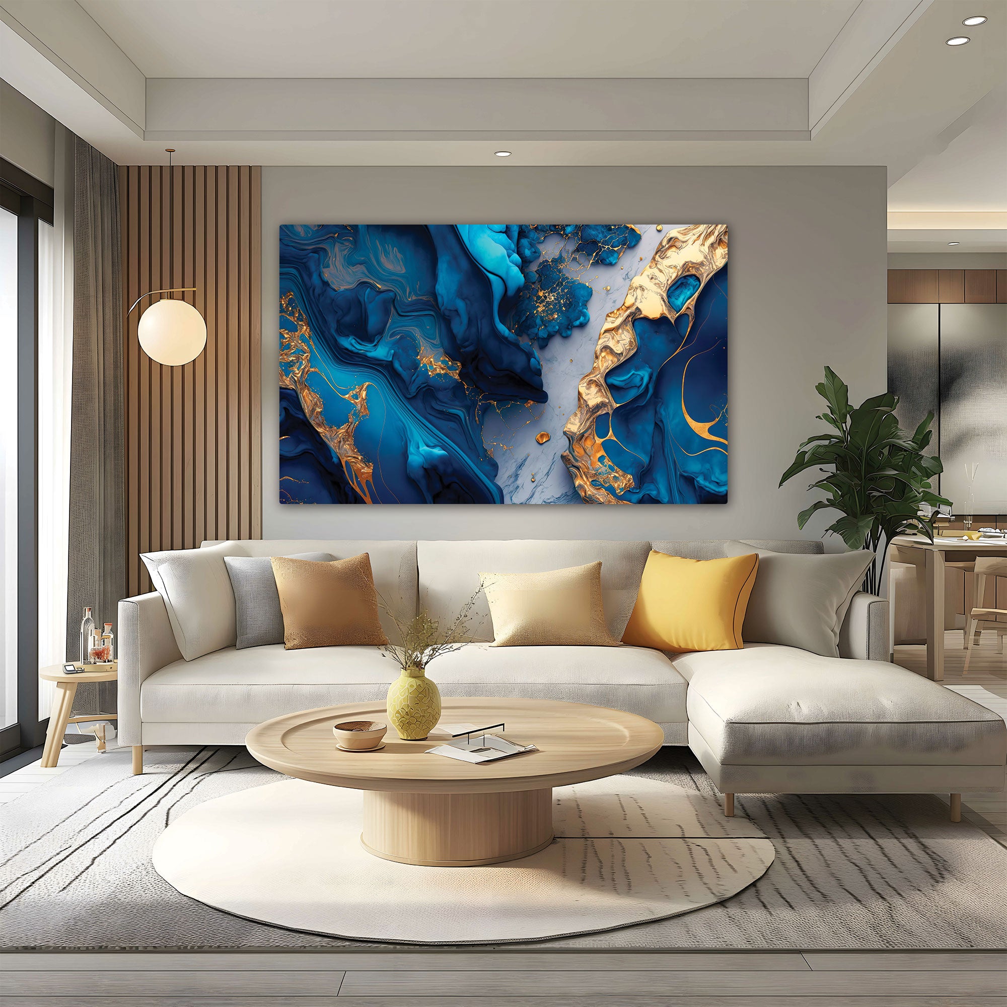 MarbleAbstract Canvas painting with frame Big Size Wall Art for living room,Bedroom,Drawing room,Hotels