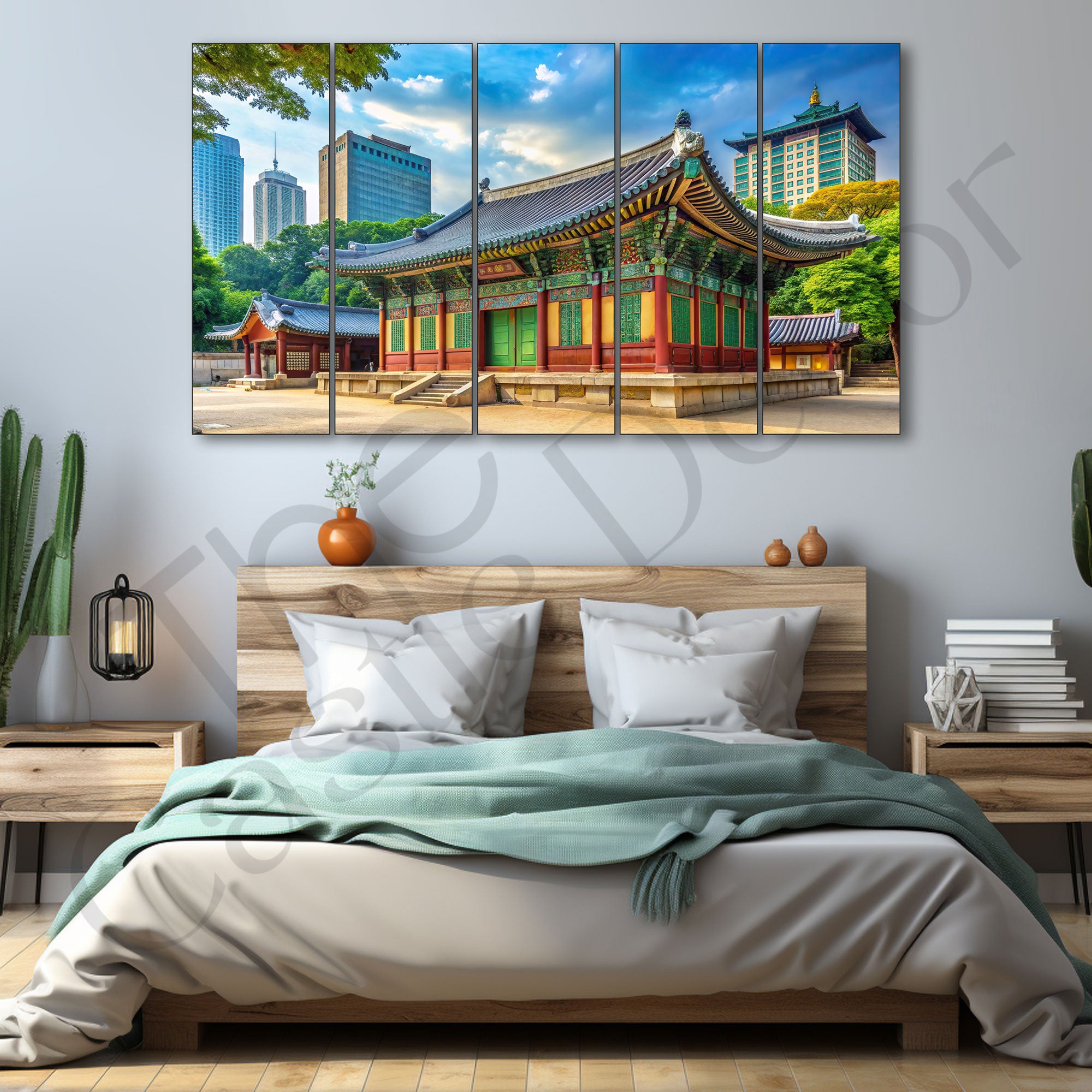 Japanese Painting with frame Big Size Wall Art for living room,Bedroom,Drawing room,Hotels