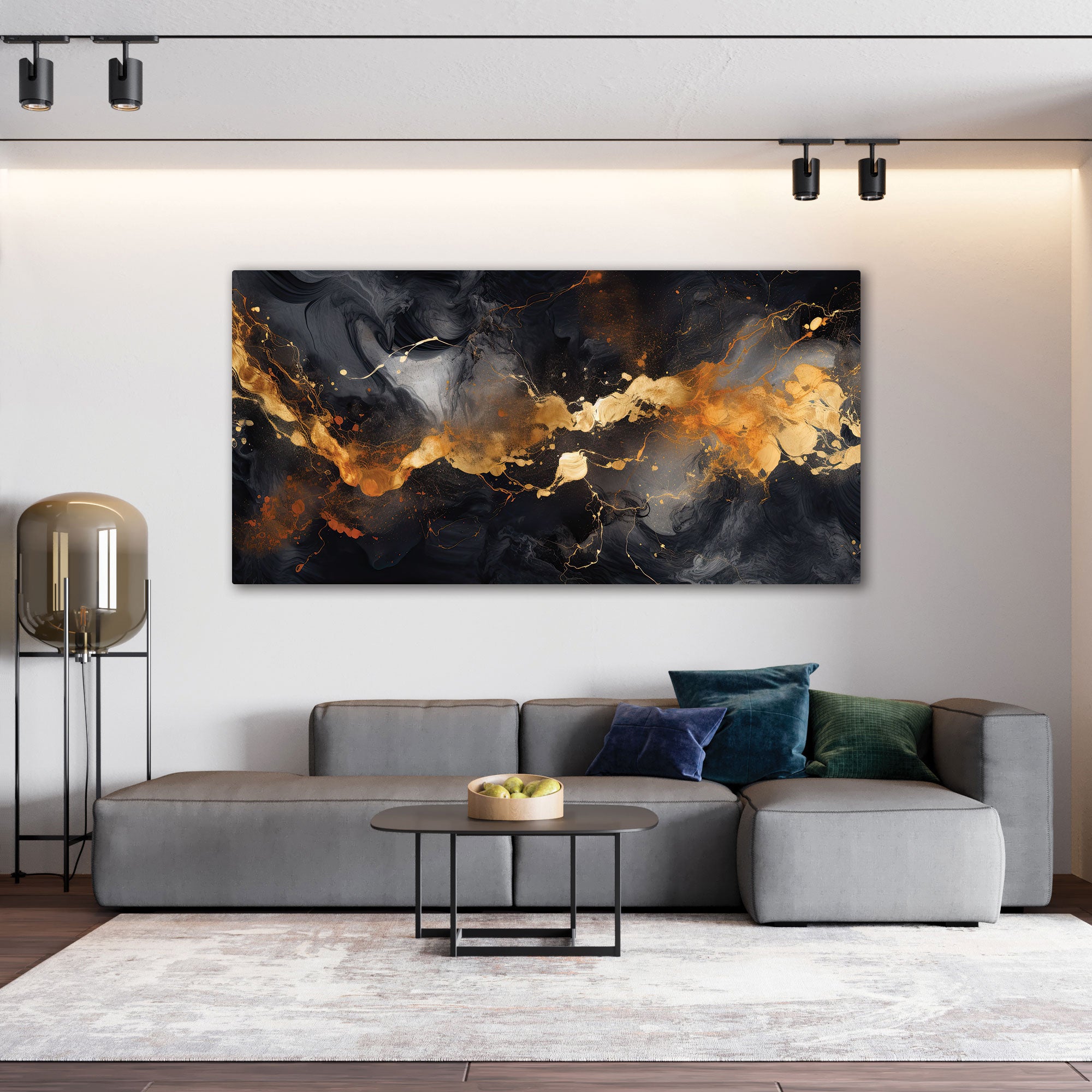 MarbleAbstract Canvas painting Big Size Wall Art for living room,Bedroom,Drawing room,Hotels