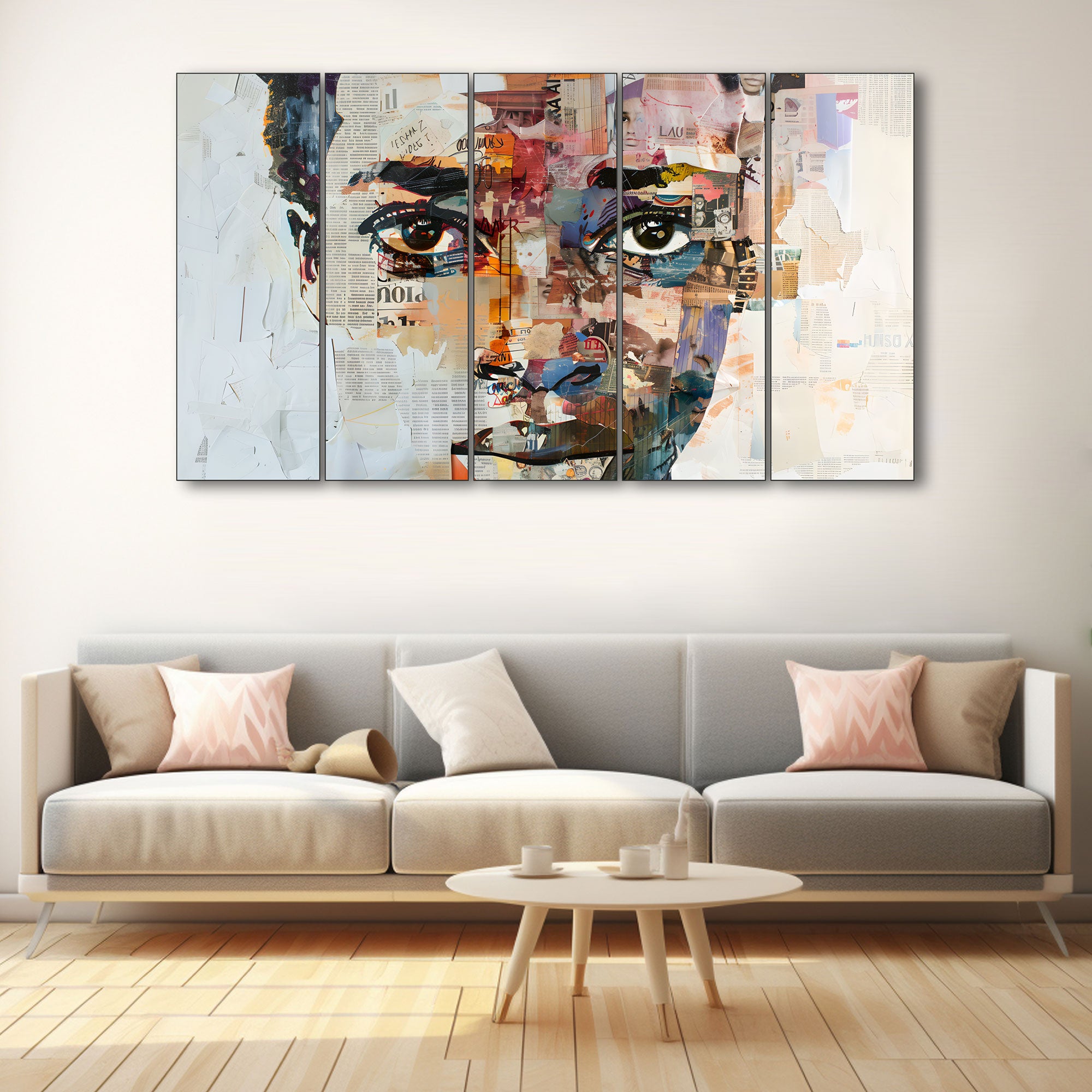 Woman Abstract Painting with frame Big Size Wall Art for living room,Bedroom,Drawing room,Hotels