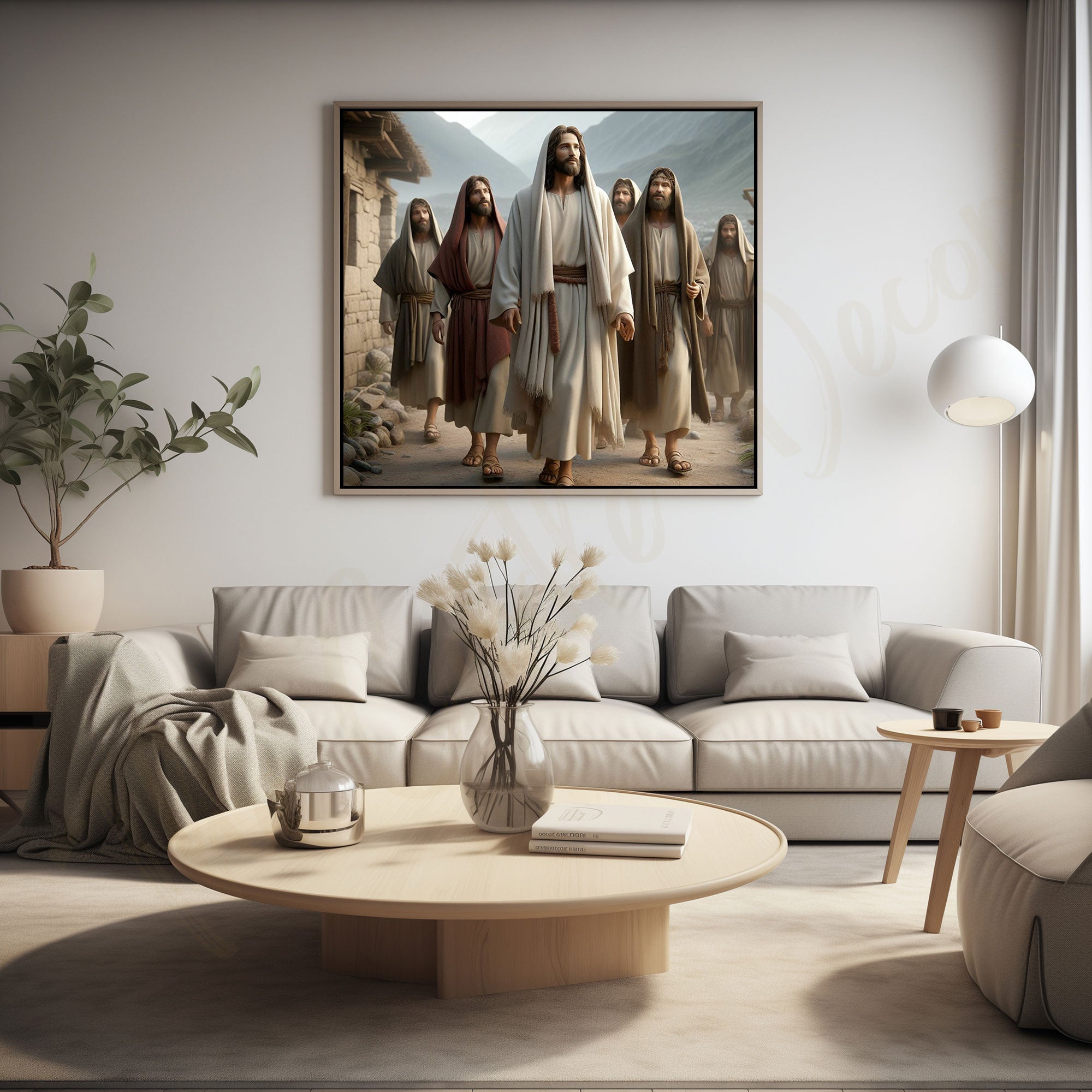 Jesus christ painting with frame Big Size Wall Art for living room,Bedroom,Drawing room,Hotels