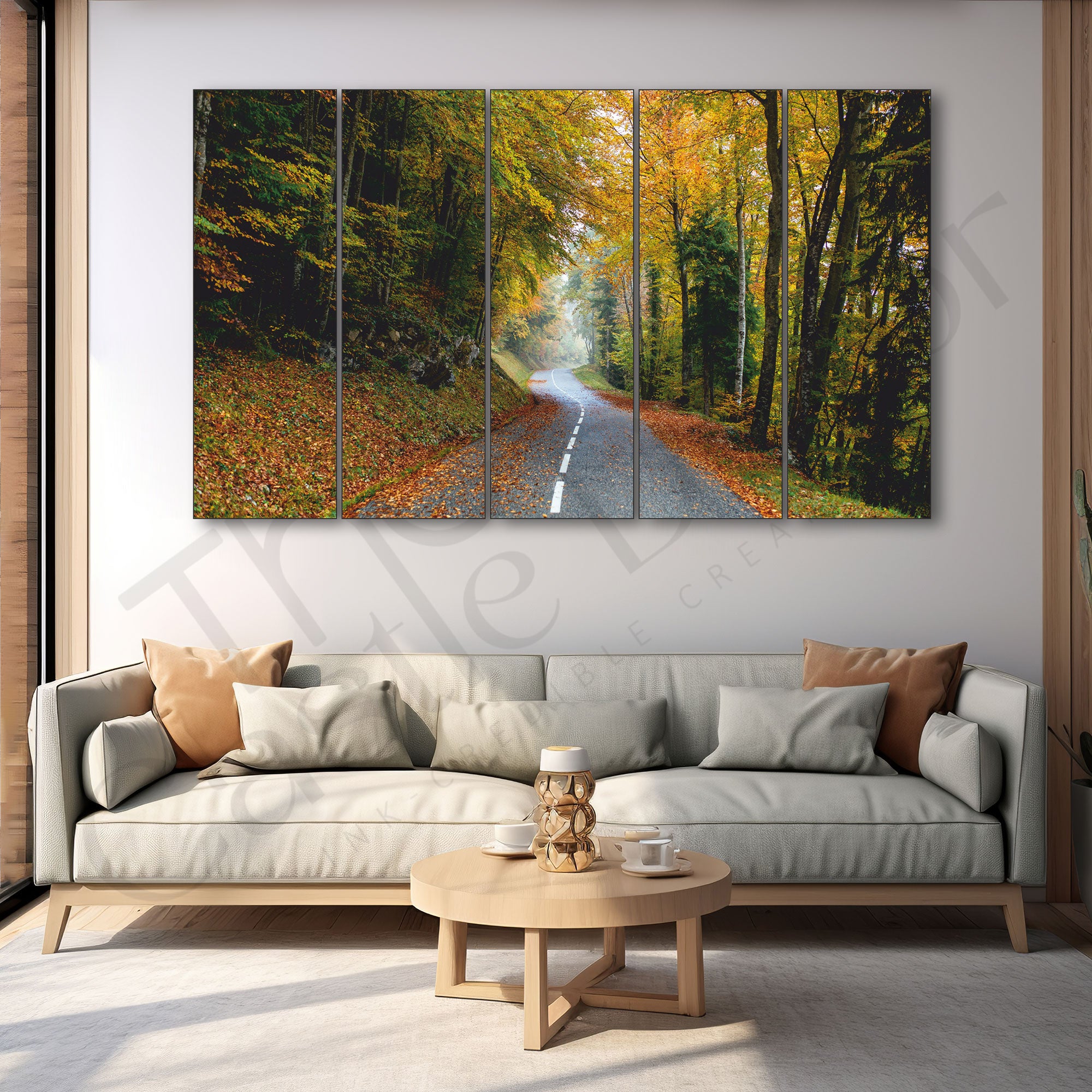Trees Painting with frame Big Size Wall Art for living room,Bedroom,Drawing room,Hotels