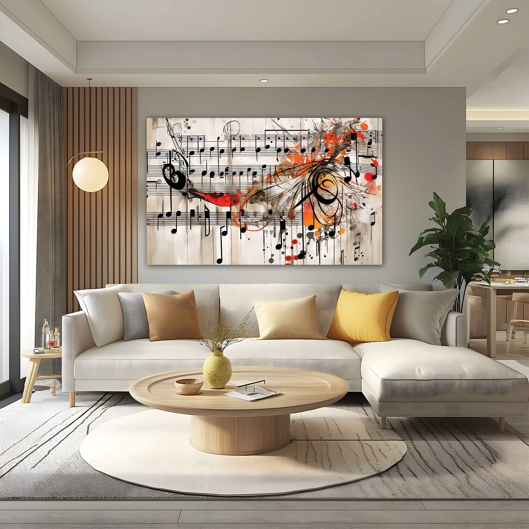 Music art Canvas painting with frame Big Size Wall Art for living room,Bedroom,Drawing room,Hotels