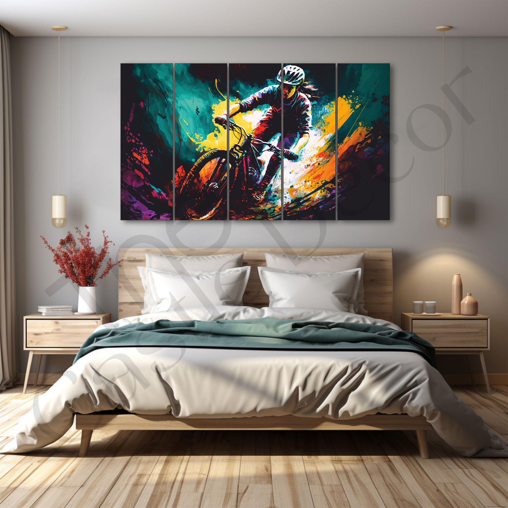 Sports Painting with frame Big Size Wall Art for living room,Bedroom,Drawing room,Hotels