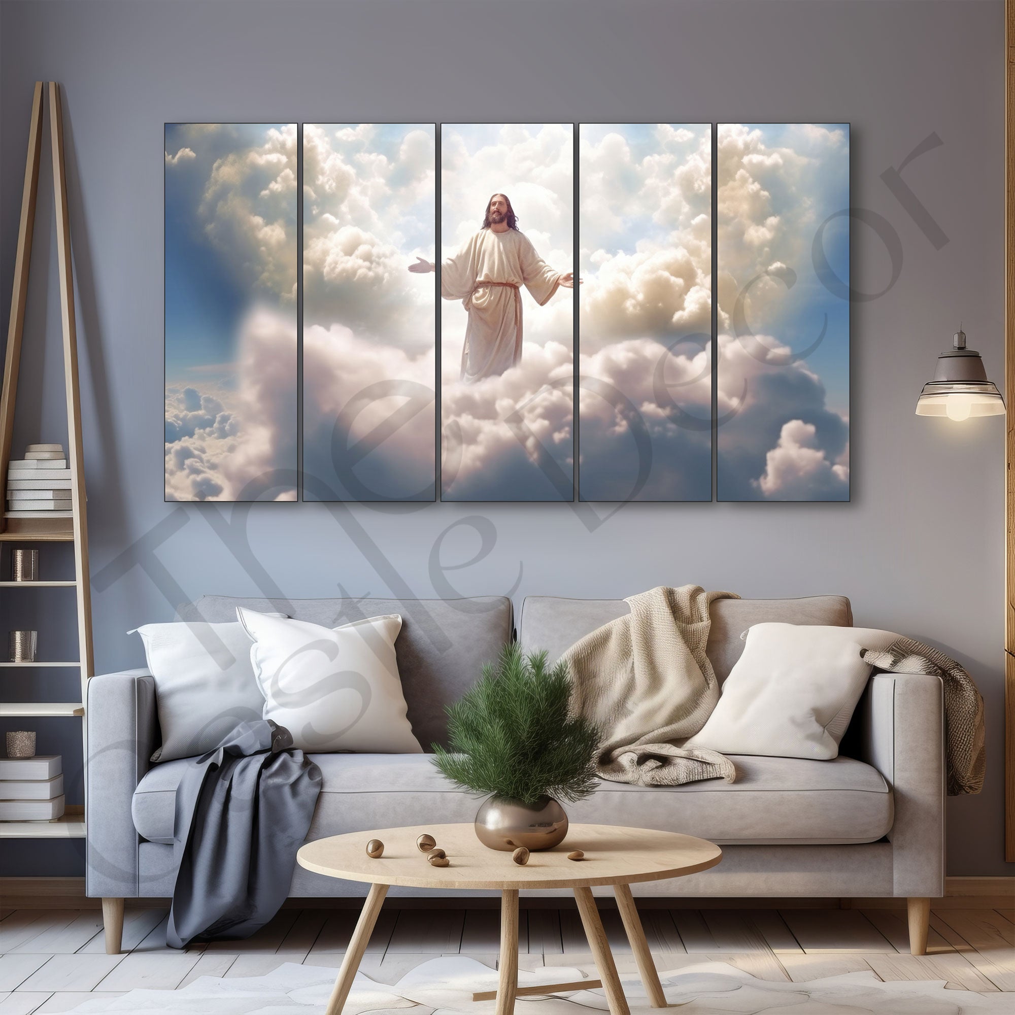 Jesus Painting with frame Big Size Wall Art for living room,Bedroom,Drawing room,Hotels