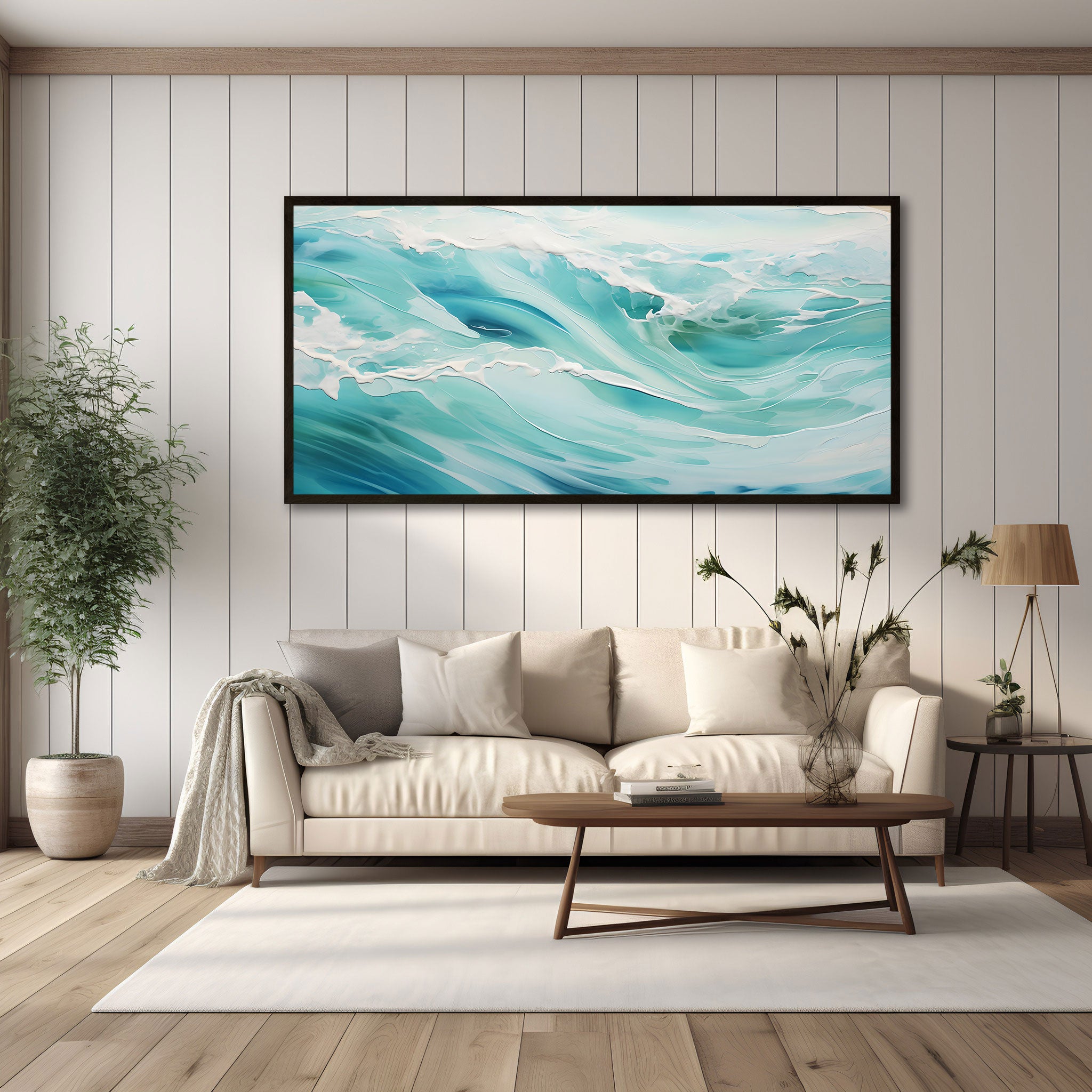 Abstract Canvas painting with frame Big Size Wall Art for living room,Bedroom,Drawing room,Hotels