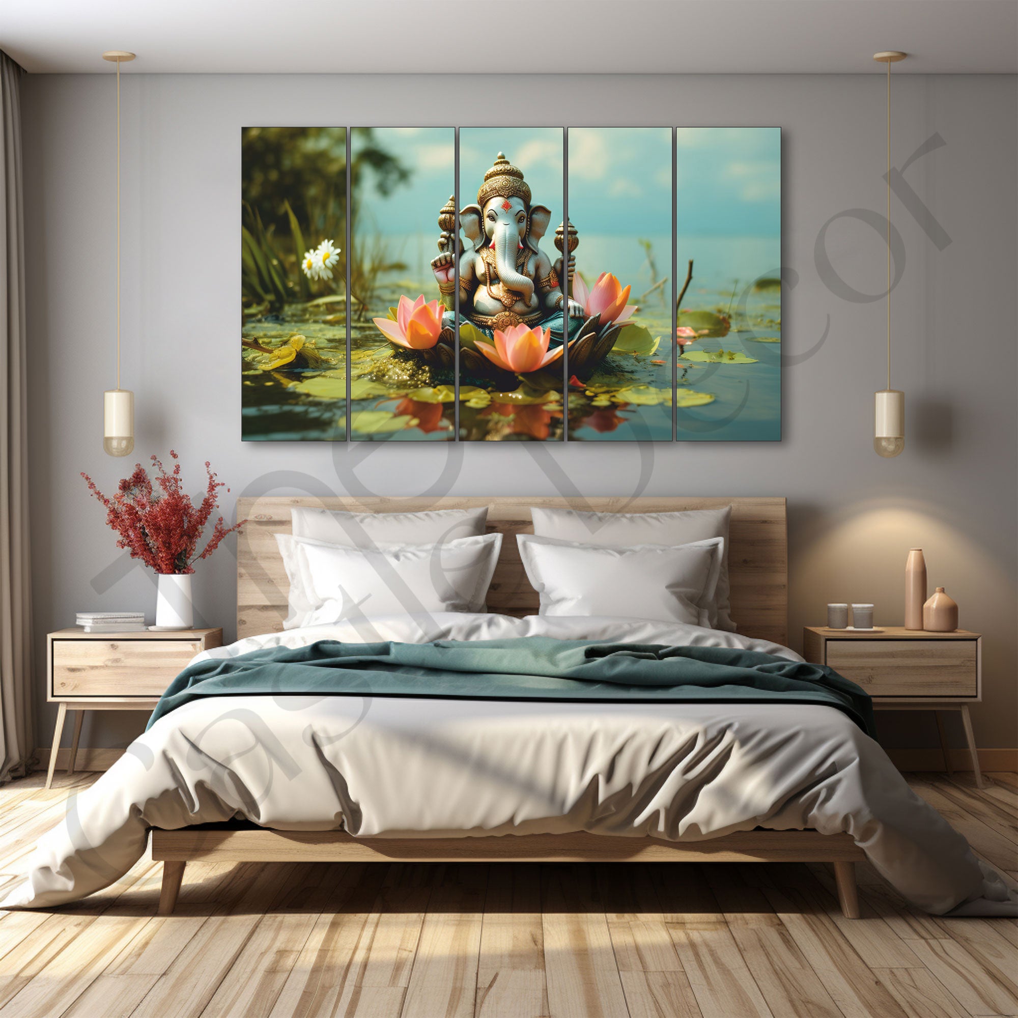 Lord Budha Painting with frame Big Size Wall Art for living room,Bedroom,Drawing room,Hotels