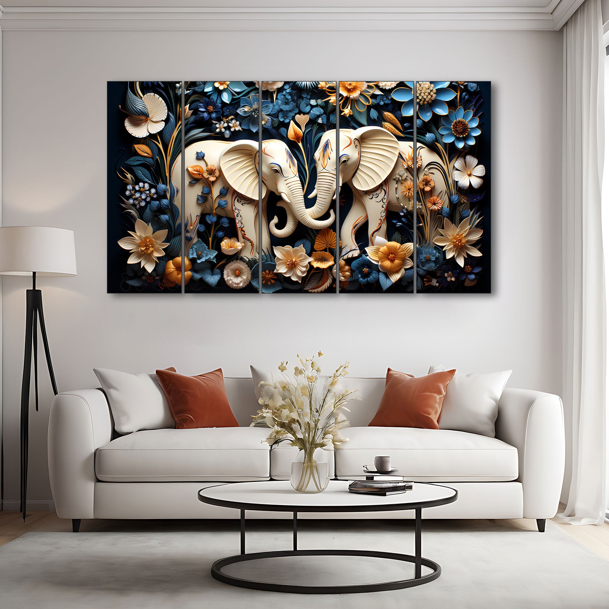 Animal Painting with frame Big Size Wall Art for living room,Bedroom,Drawing room,Hotels