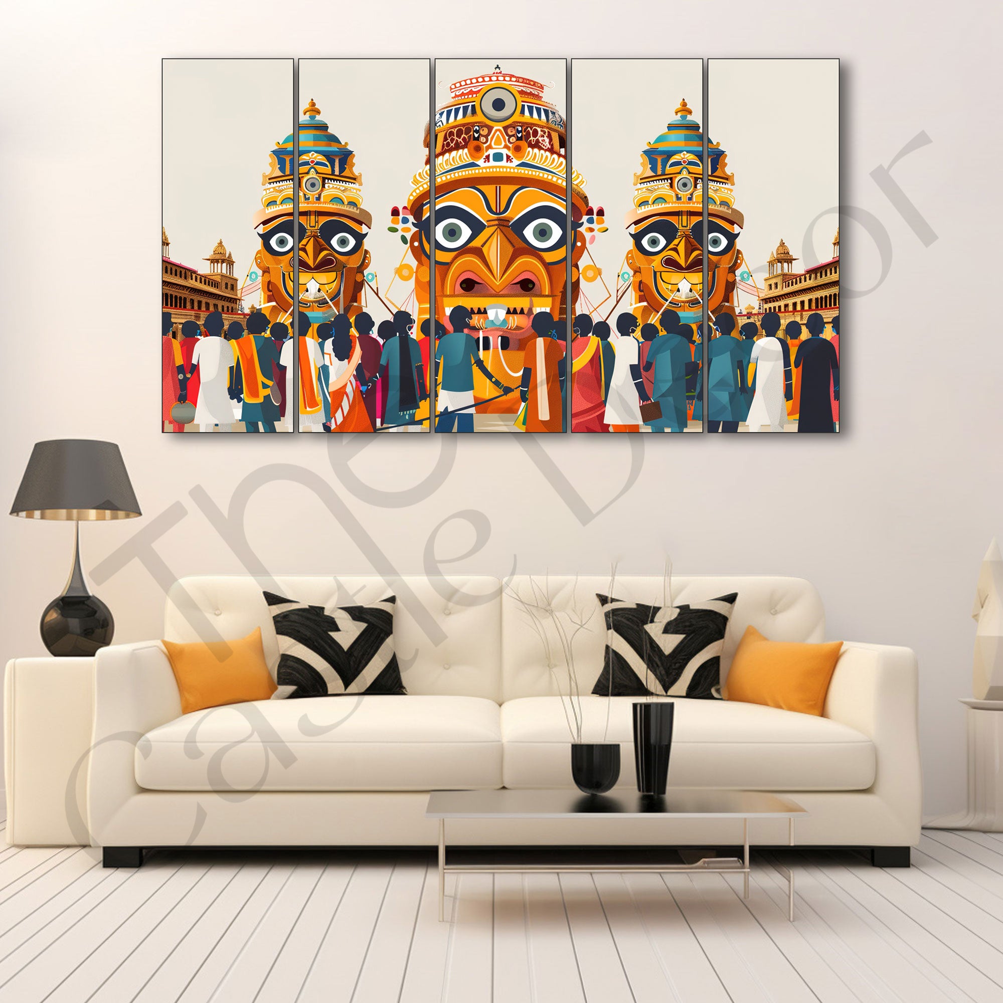Shri Jagannath Painting with frame Big Size Wall Art for living room,Bedroom,Drawing room,Hotels