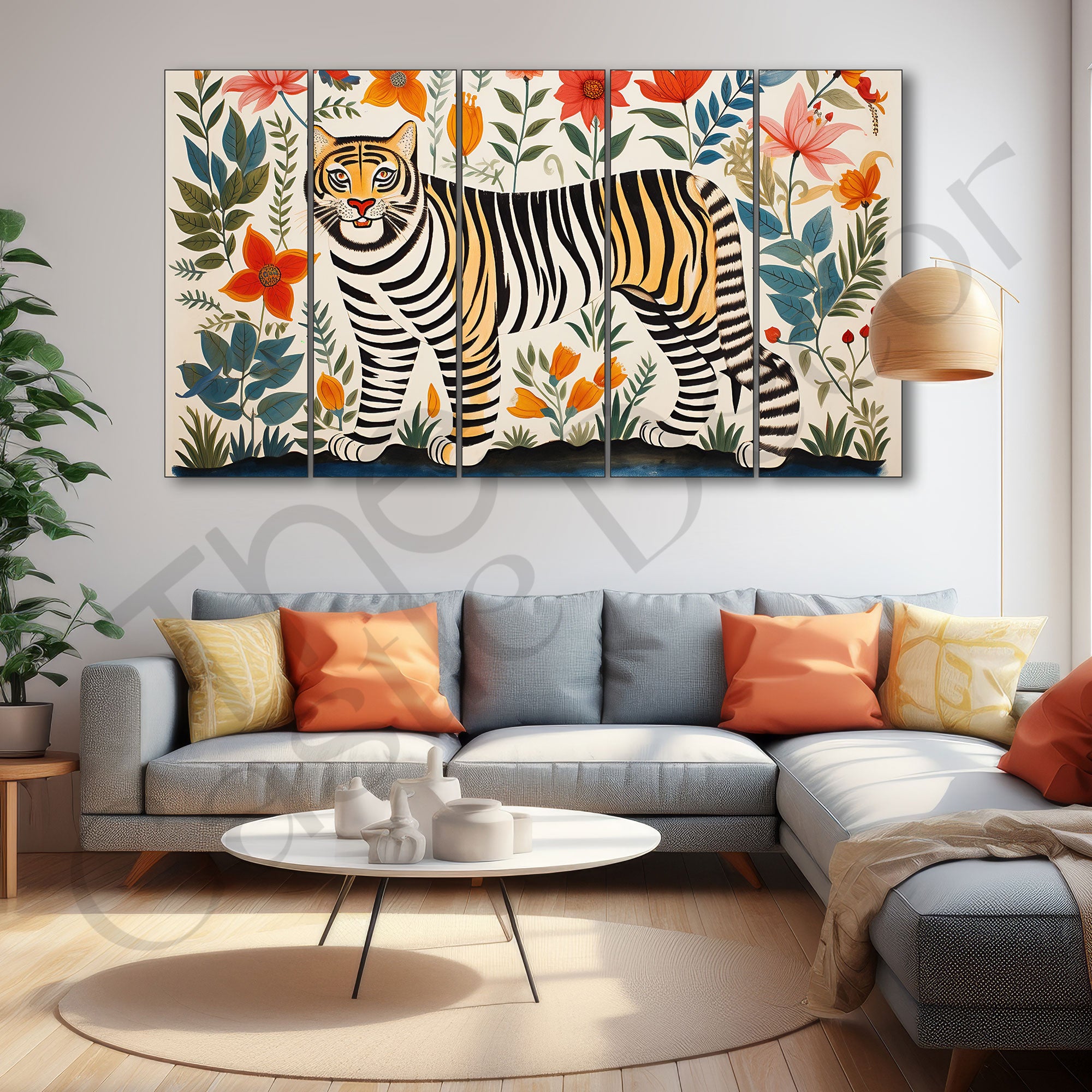Pichwai Painting with frame Big Size Wall Art for living room,Bedroom,Drawing room,Hotels
